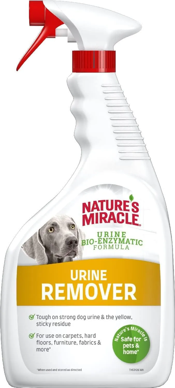 Nature´S Miracle Urine Remover per Cani, Eliminare le Macchie di Urina, a Base di Oli Essenziali, 946 Ml - immagine 1