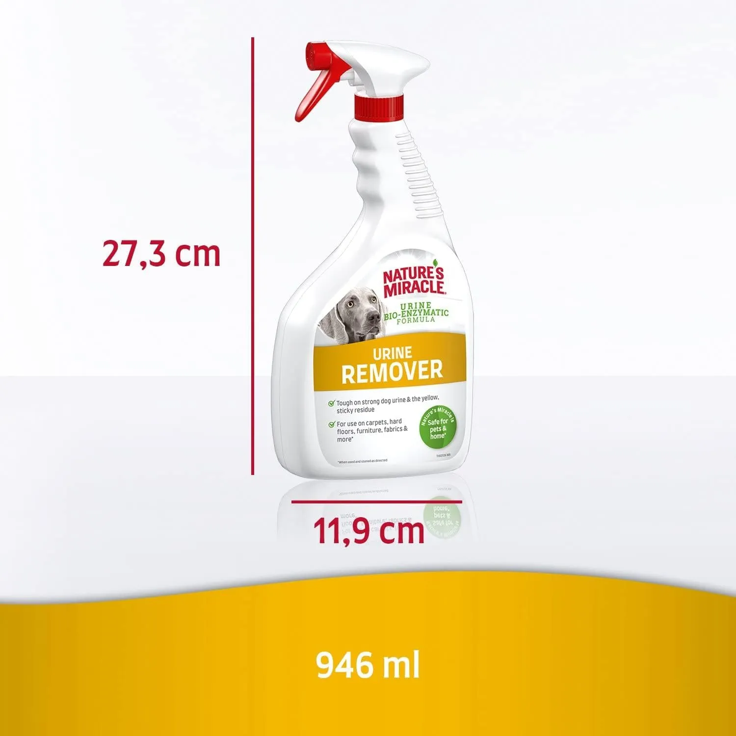 Nature´S Miracle Urine Remover per Cani, Eliminare le Macchie di Urina, a Base di Oli Essenziali, 946 Ml - immagine 7