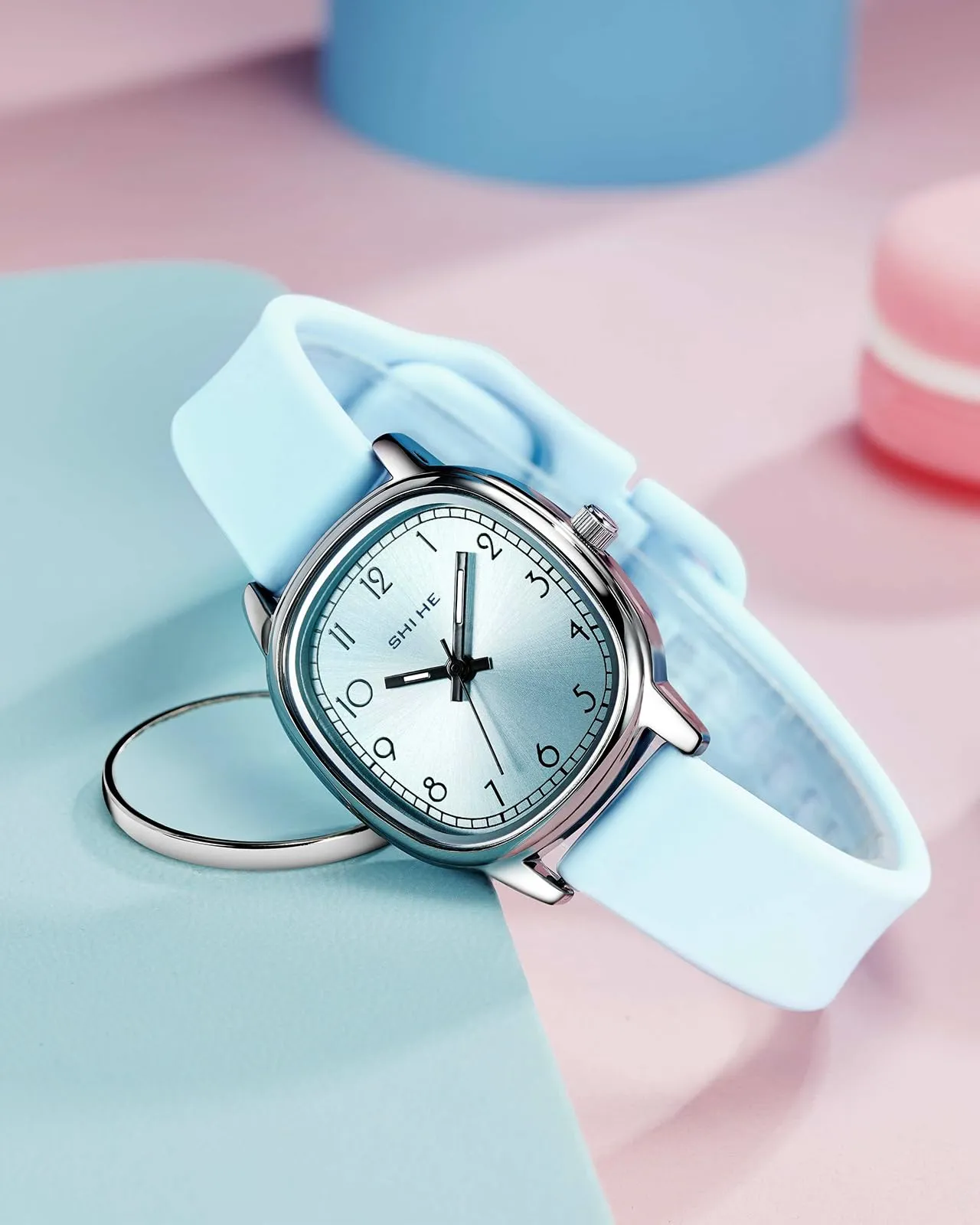 CIVO Orologio Donna Lettura Facile: Analogico Quadrante 28mm Numeri Grandi - immagine 5