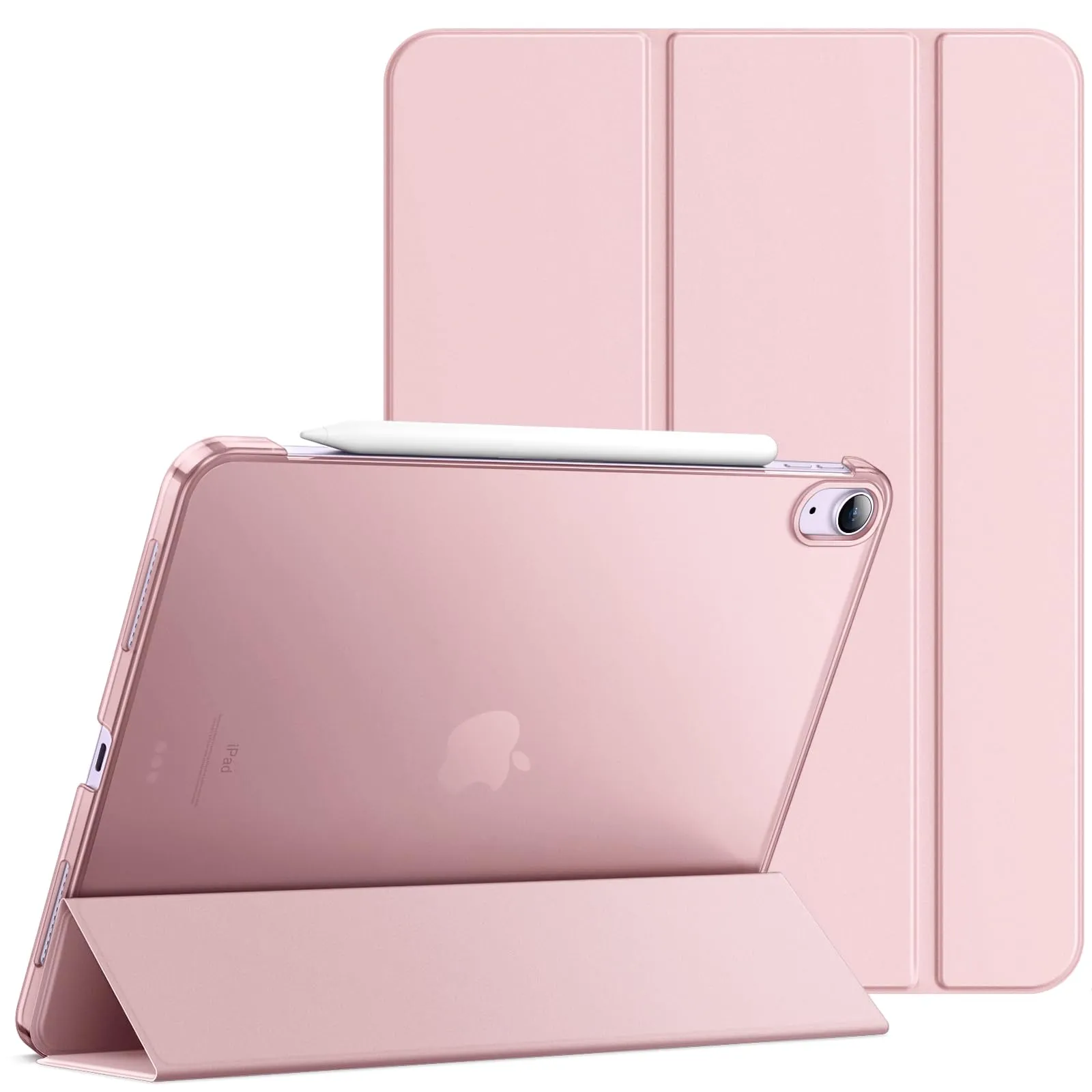 JETech Custodia per iPad Air 11" M4/M3/M2 & Air 5/4, Rosa - immagine 1