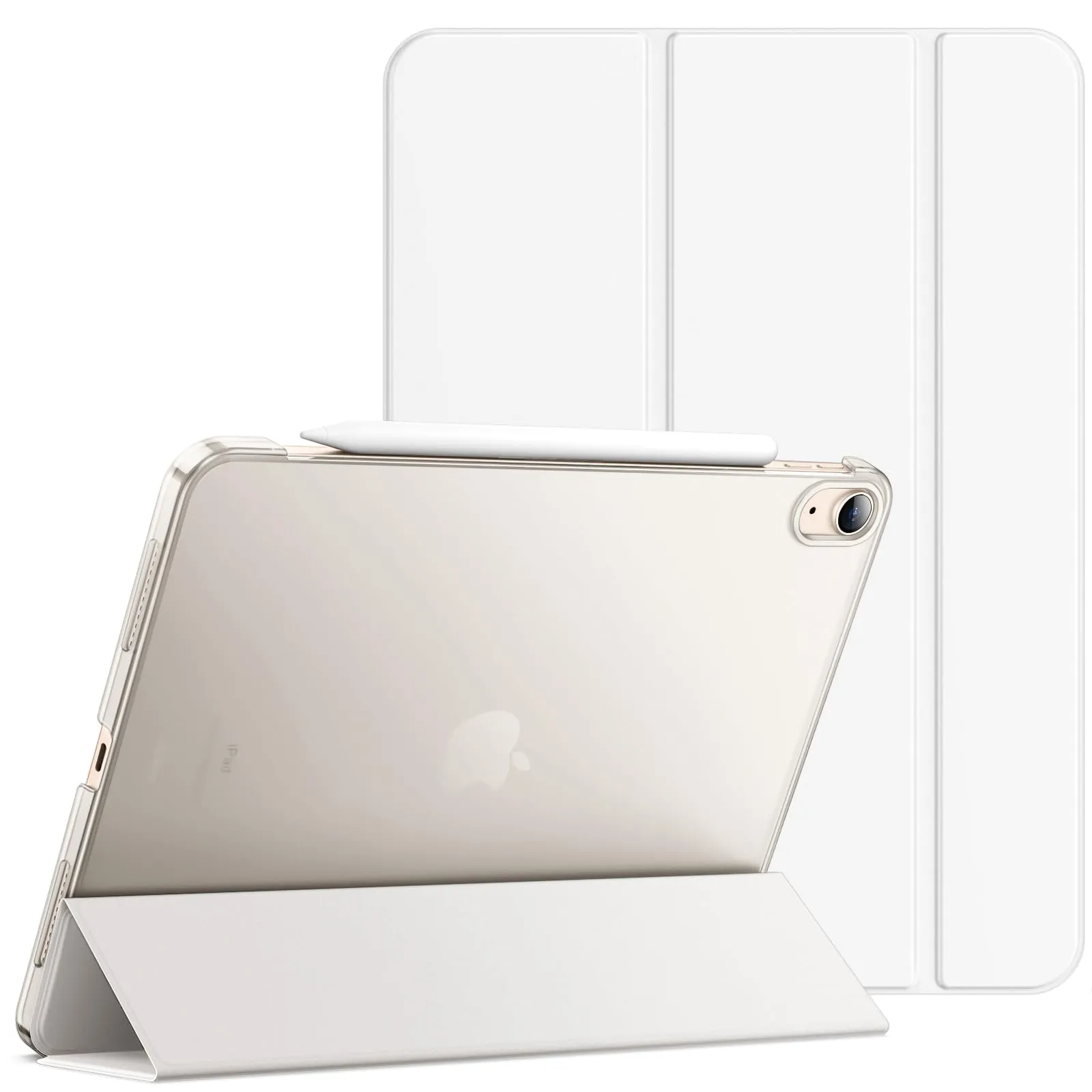 JETech Custodia per iPad Air 11" M4/M3/M2 & Air 5/4, Bianco - immagine 1
