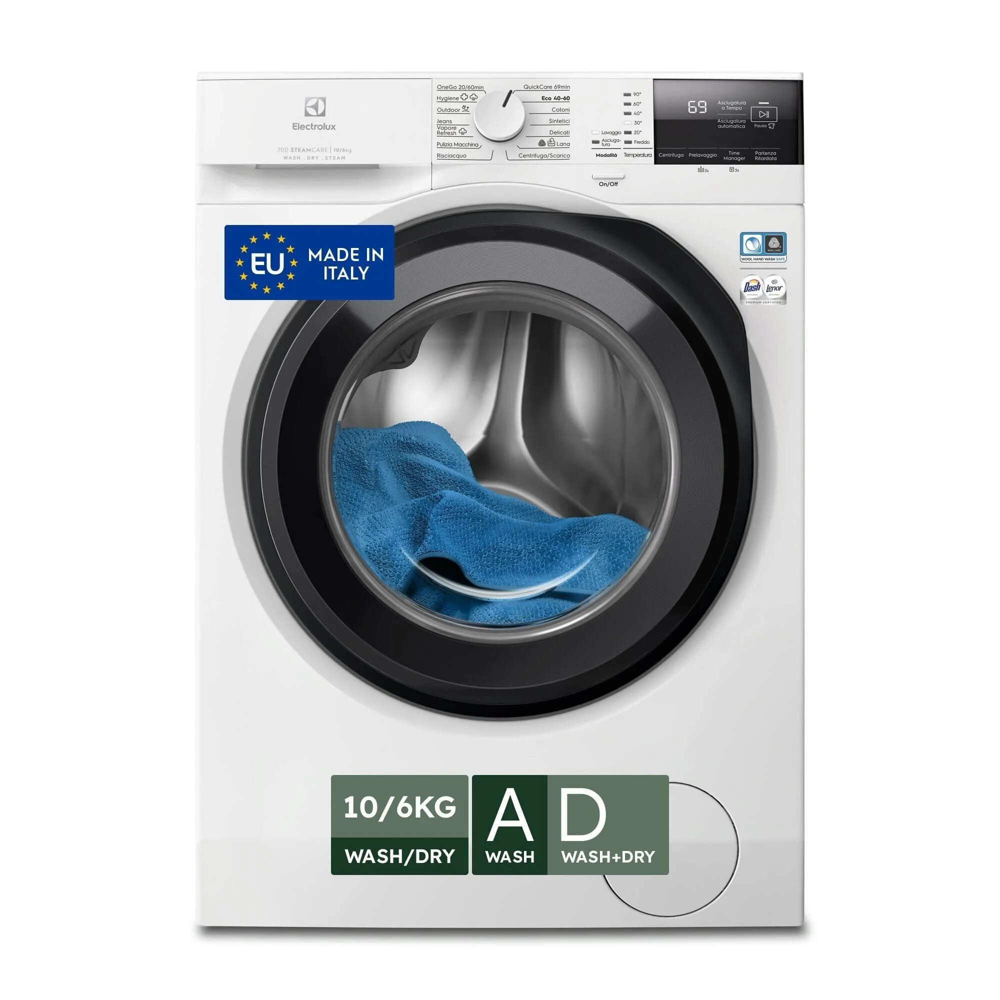 Electrolux EW7W2106G Lavasciuga Carica Frontale 10/6 kg Serie 700 - immagine 1