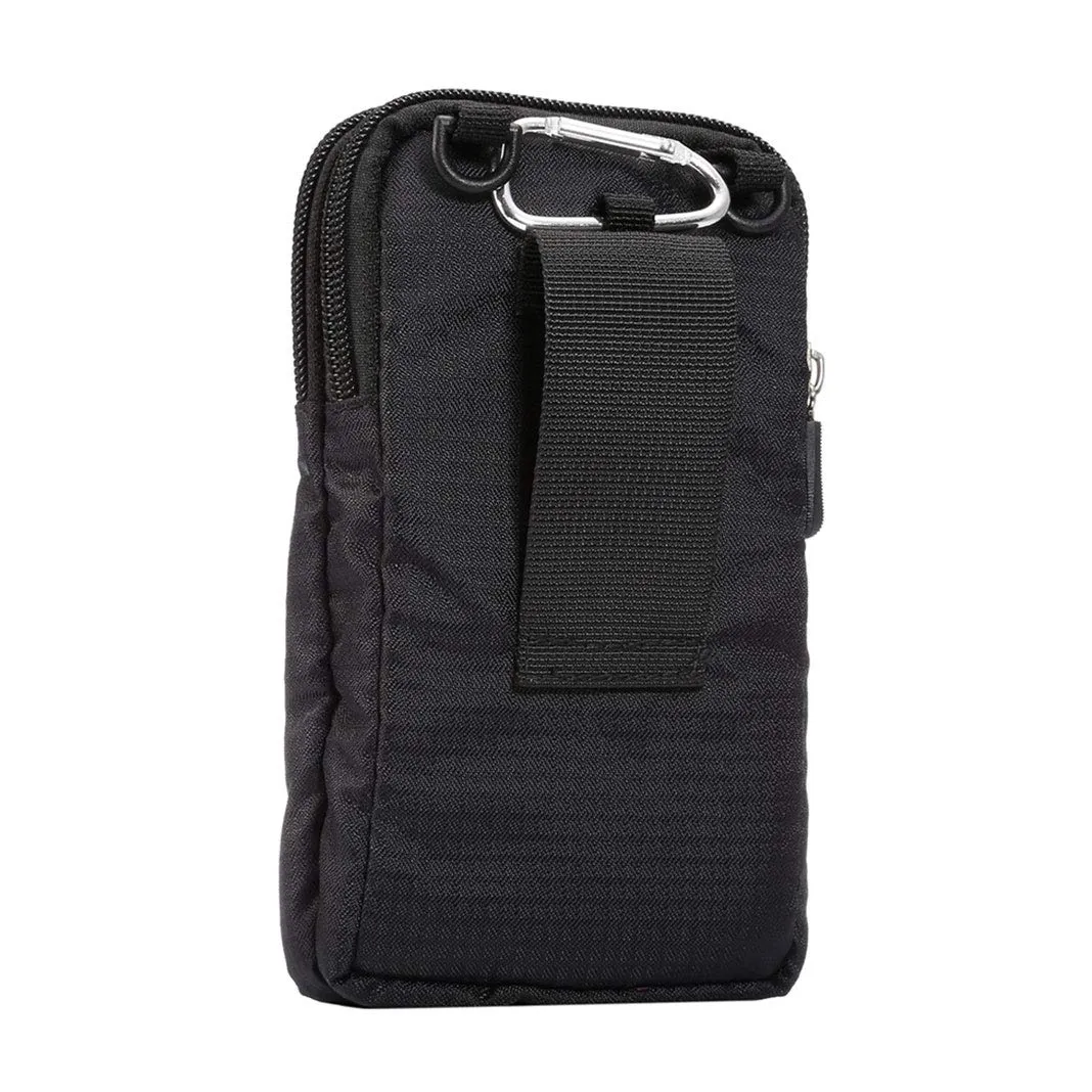 Narunii Marsupio da Cintura Banane Marsupio a Spalla Piccolo Uomo, Marsupio Casual da Escursionismo per Uomo, Custodia da Trasporto, Clip da Cintura con Tasca (15,2 cm, Nero) - immagine 8