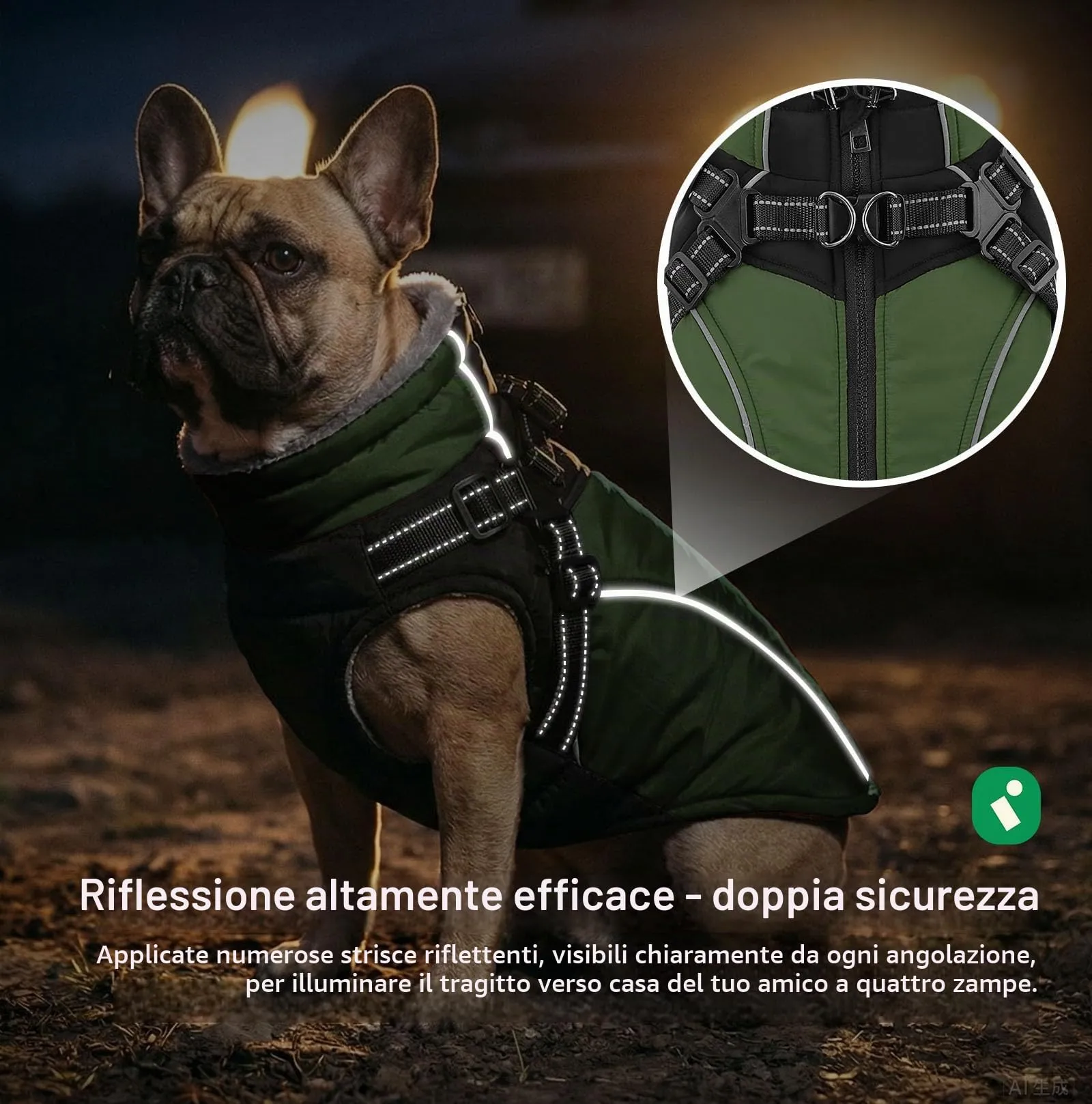 KONVINIT Cappottini per Cani Piccola Taglia Giubbotto Cane Cappotto Cane - immagine 6