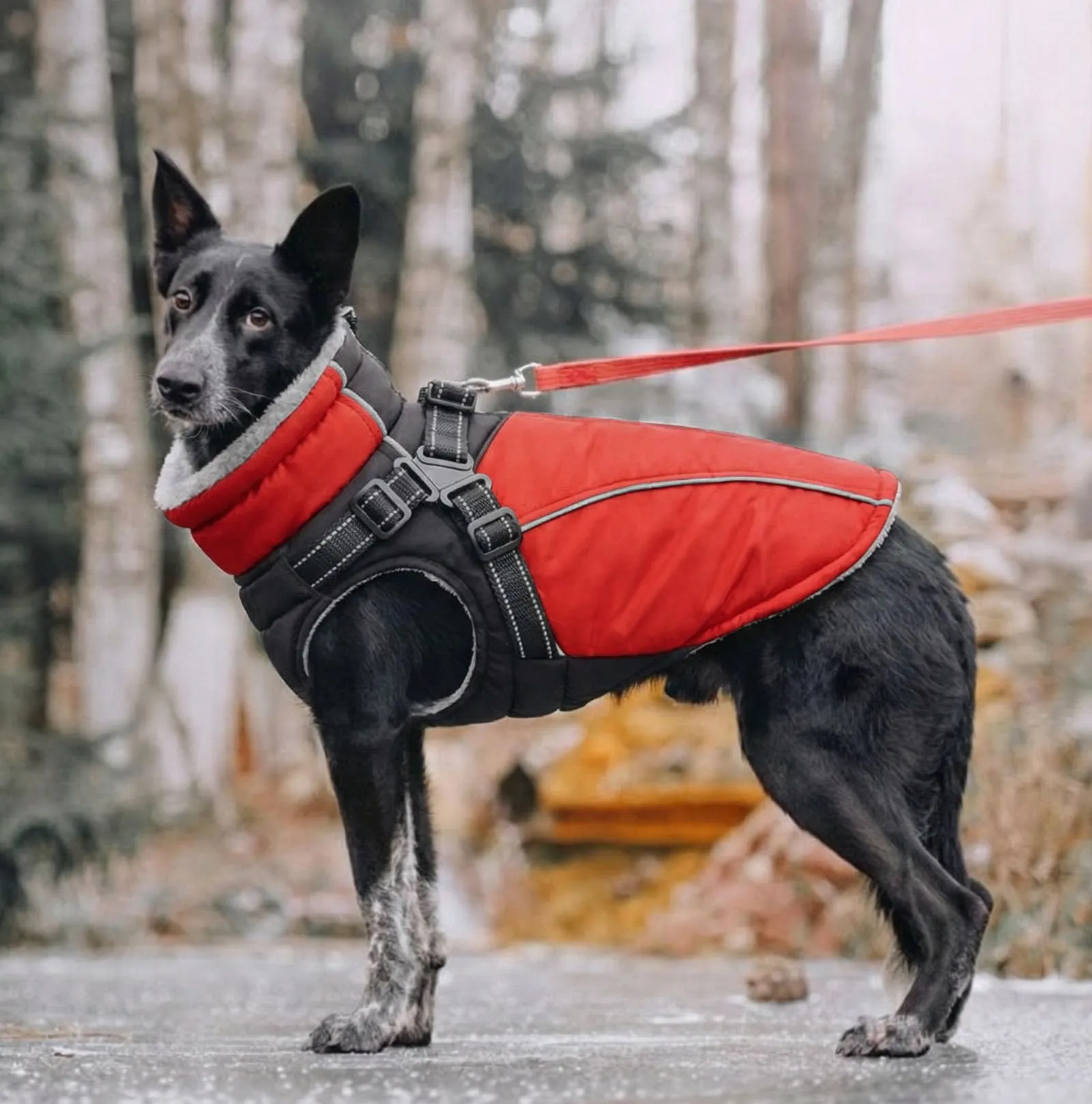 KONVINIT Cappottino Cane Taglia Piccola con Pettorina Integrata - Giubbotto - immagine 8