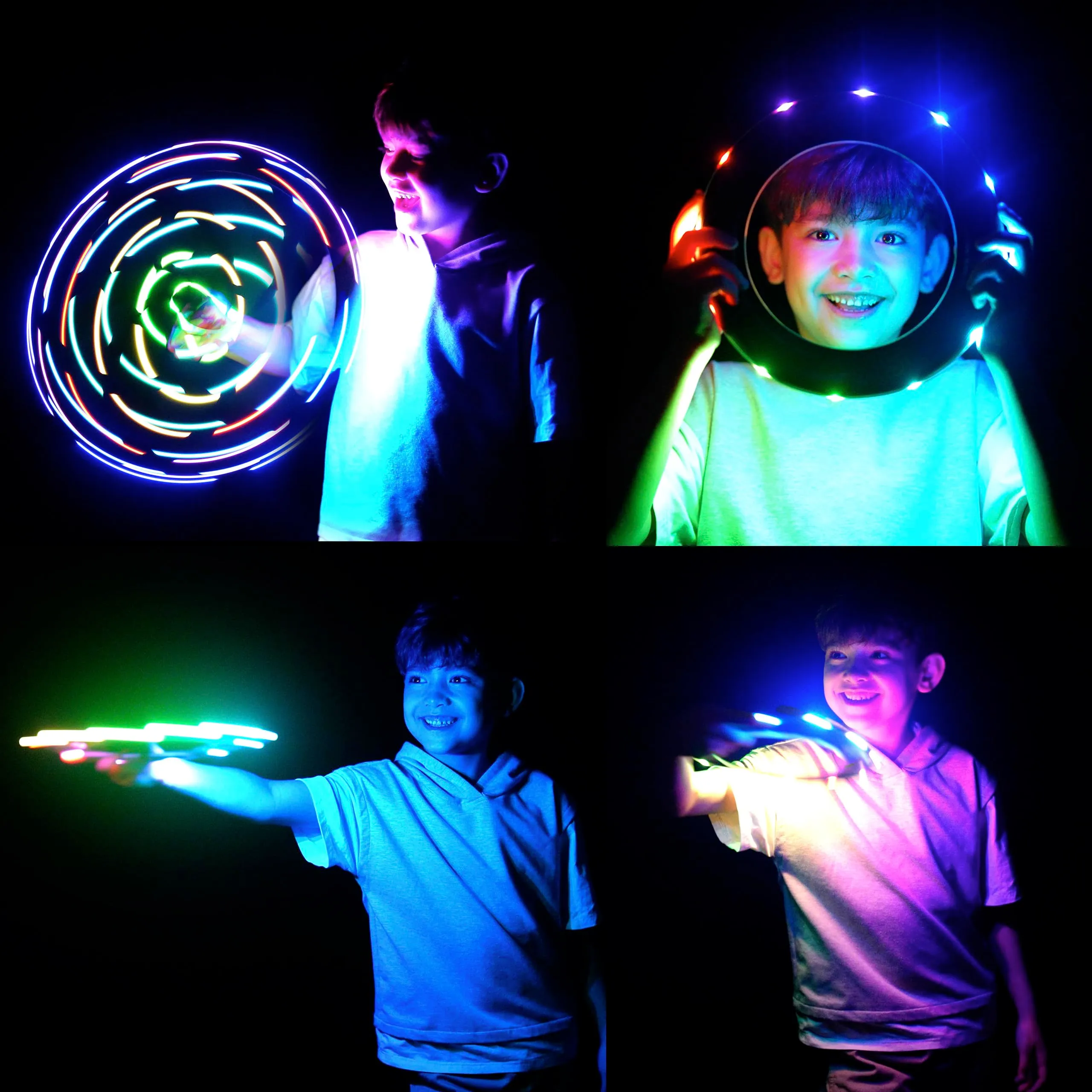 TOSY Flying Ring – 36 LED RGB, super luminoso, Lost Mode, auto-illuminazione, sicuro e morbido, impermeabile, per Bambini e Ragazzi, piscina, spiaggia e campeggio - immagine 5