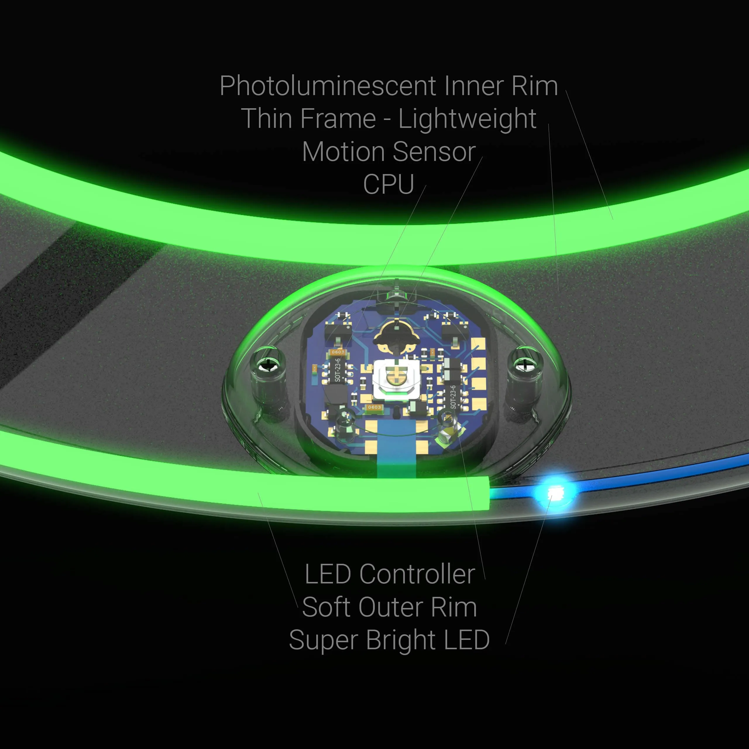 TOSY Flying Ring – 36 LED RGB, super luminoso, Lost Mode, auto-illuminazione, sicuro e morbido, impermeabile, per Bambini e Ragazzi, piscina, spiaggia e campeggio - immagine 3