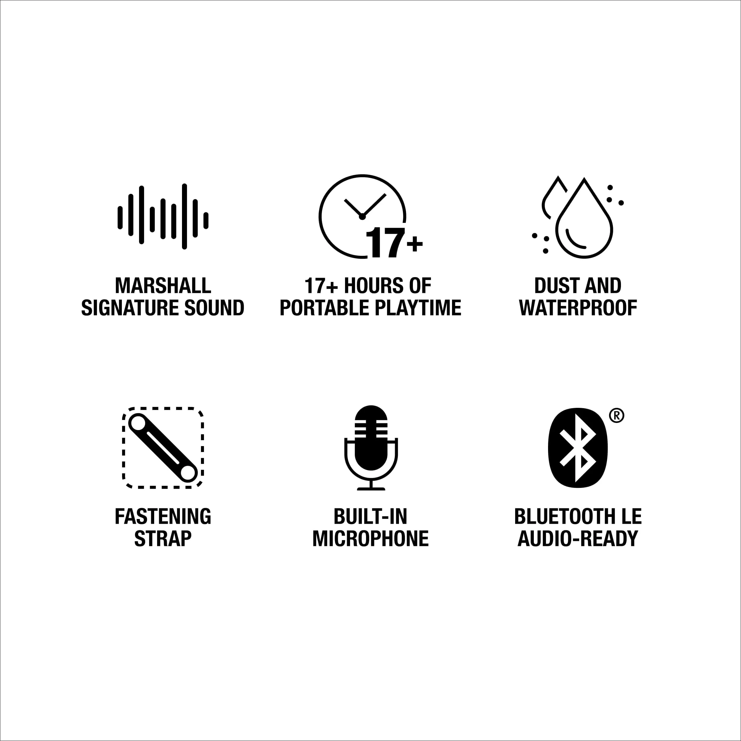 Marshall Willen Altoparlante Portatile Bluetooth - Bianco - immagine 13