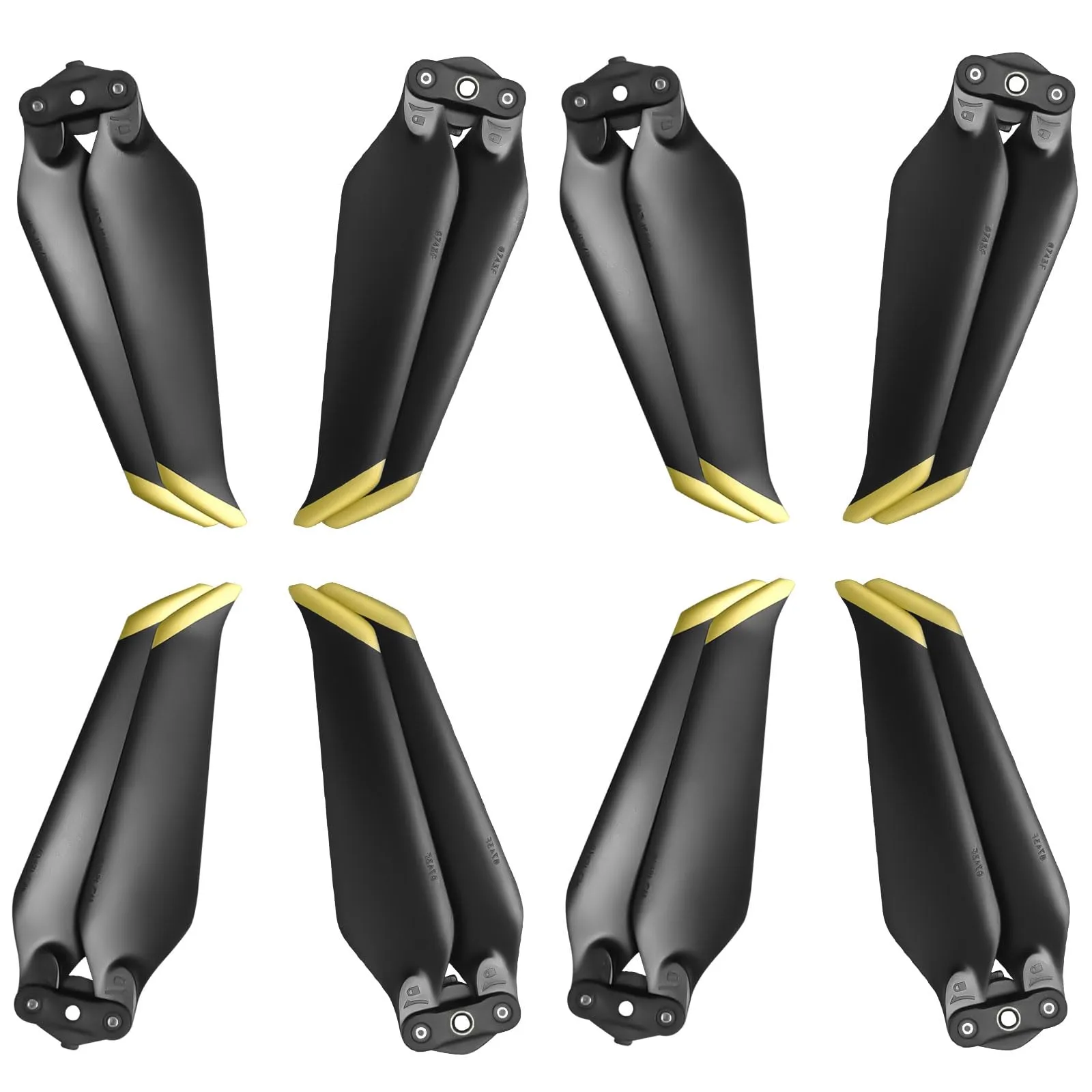 Bocguy 8 Pezzi Eliche Mavic 2, Eliche 8743 per Mavic 2 / Mavic 2 Pro/Mavic 2 Zoom Accessori Sostituzione Drone con Design a Rilascio Rapido, Basso Rumore & Stabile (Oro) - immagine 1
