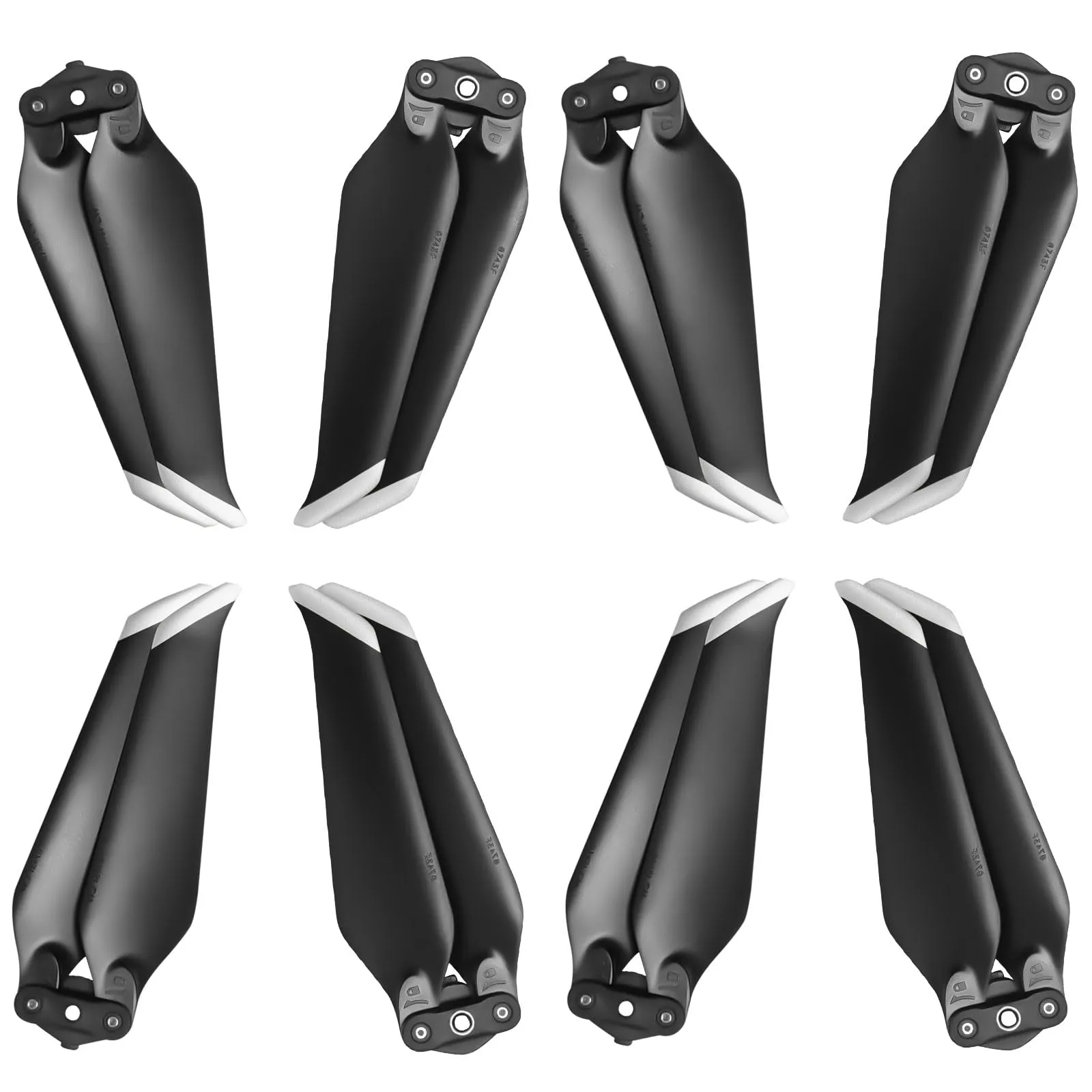 Bocguy 8 Pezzi Eliche Mavic 2, Eliche 8743 per Mavic 2 / Mavic 2 Pro/Mavic 2 Zoom Accessori Sostituzione Drone con Design a Rilascio Rapido, Basso Rumore & Stabile (Argento) - immagine 1