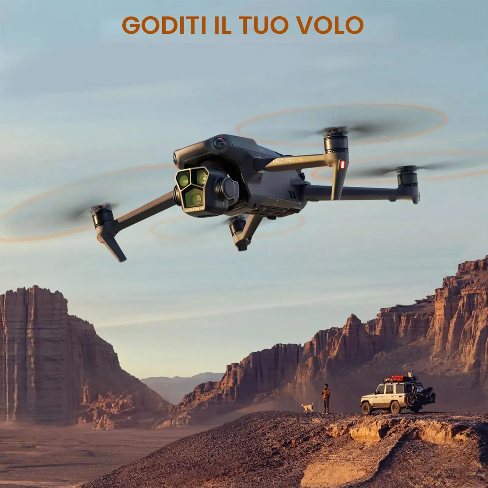 Bocguy 8 Pezzi Eliche Mavic 3, Eliche 9453F per Mavic 3/3 Pro / 3 Classic / 3 Cine / 3 Pro Cine Accessori Sostituzione Drone con Rilascio Rapido, Basso Rumore & Stabile (Arancia) - immagine 7