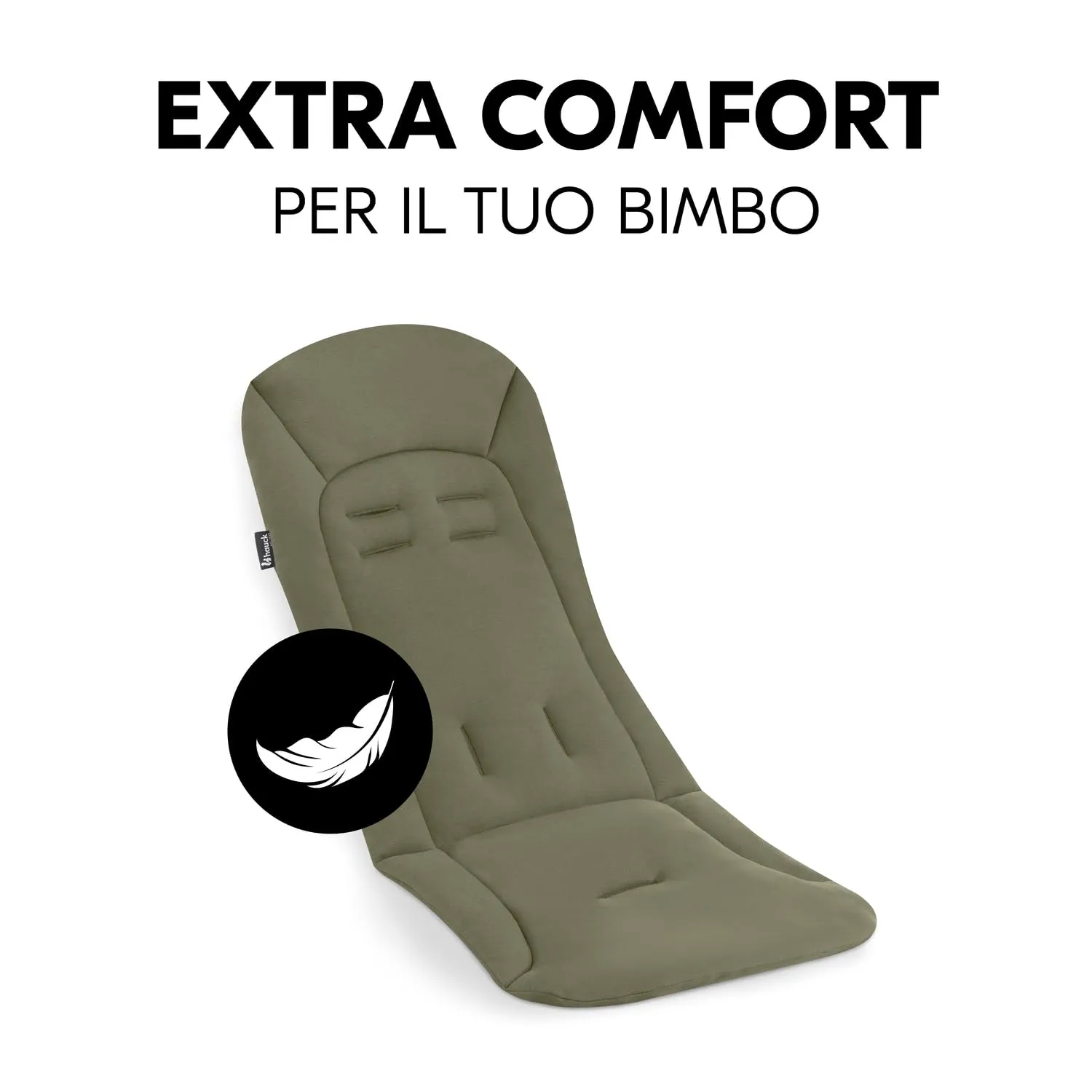 hauck Copri Passeggino Cotone Traspirante 70 x 37 x 3 cm, Olive - immagine 5