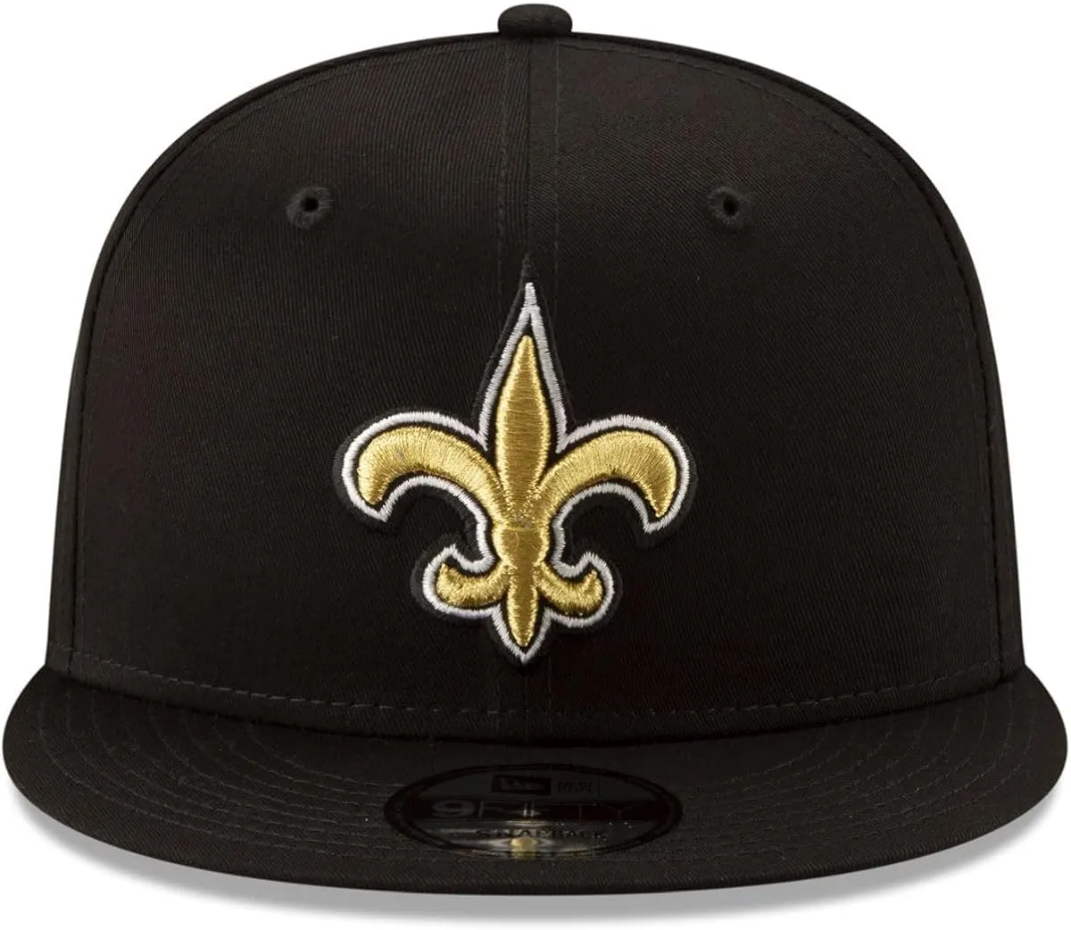 New Era NFL 9FIFTY - Cappello Regolabile con Chiusura a Scatto, Taglia Unica, New Orleans Saints - Nero, Taglia Unica - immagine 2
