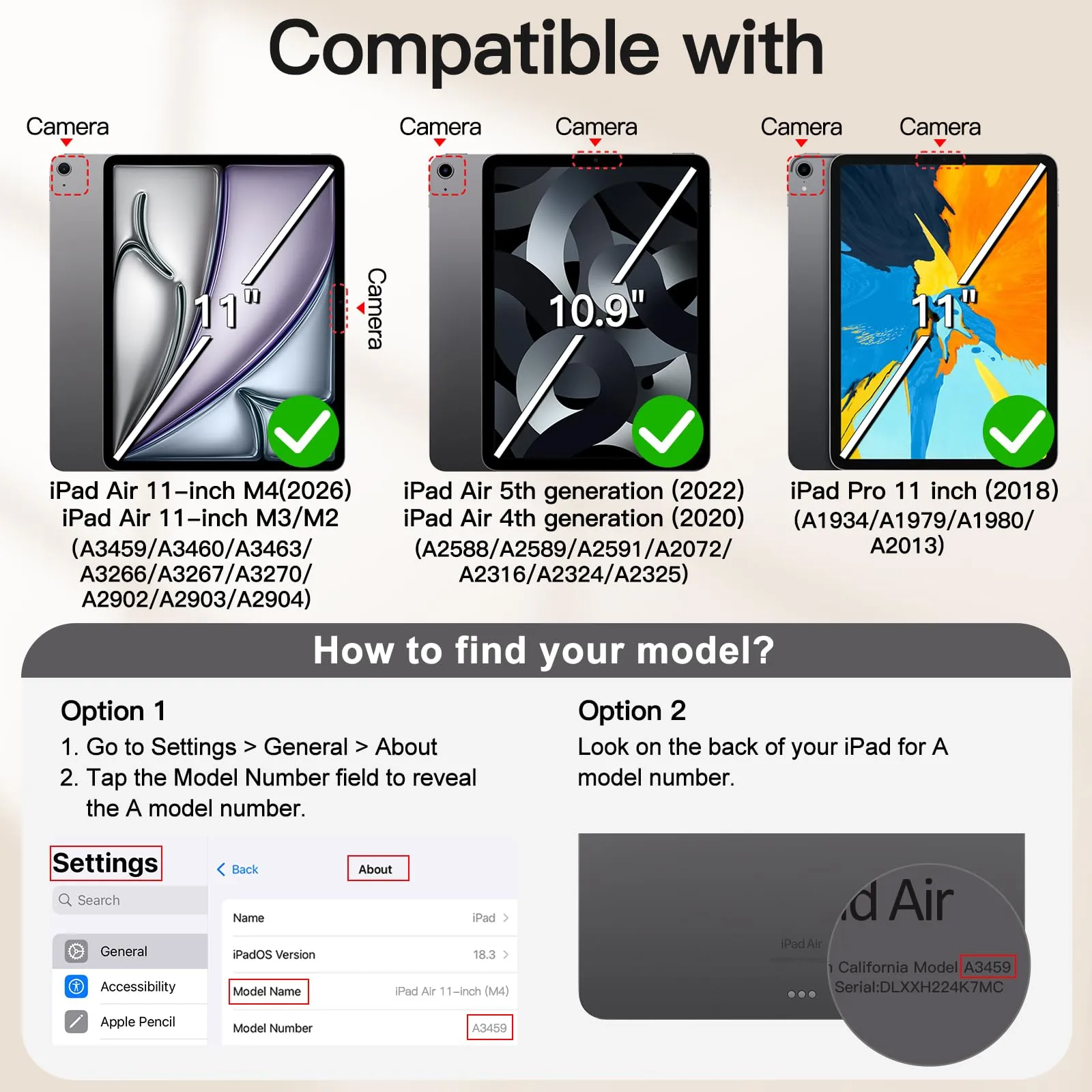 JETech Custodia Magnetica per iPad Air 11" M4/M3/M2, Air 5/4, Viola Chiaro - immagine 2