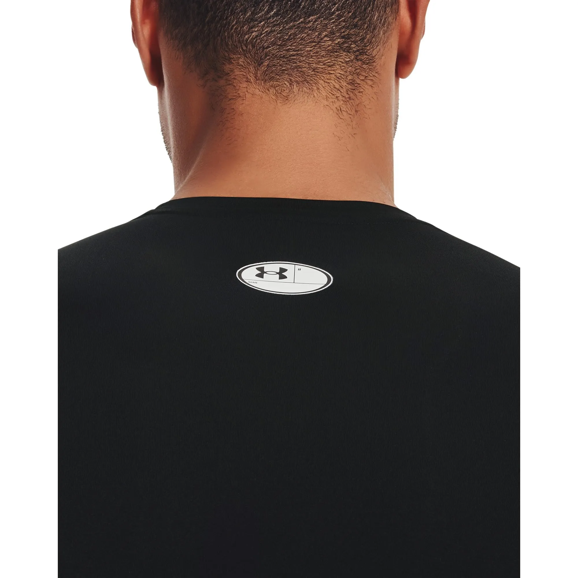 Under Armour Hg Armour Comp Maglietta a maniche lunghe da uomo, Nero (001), S alto - immagine 3