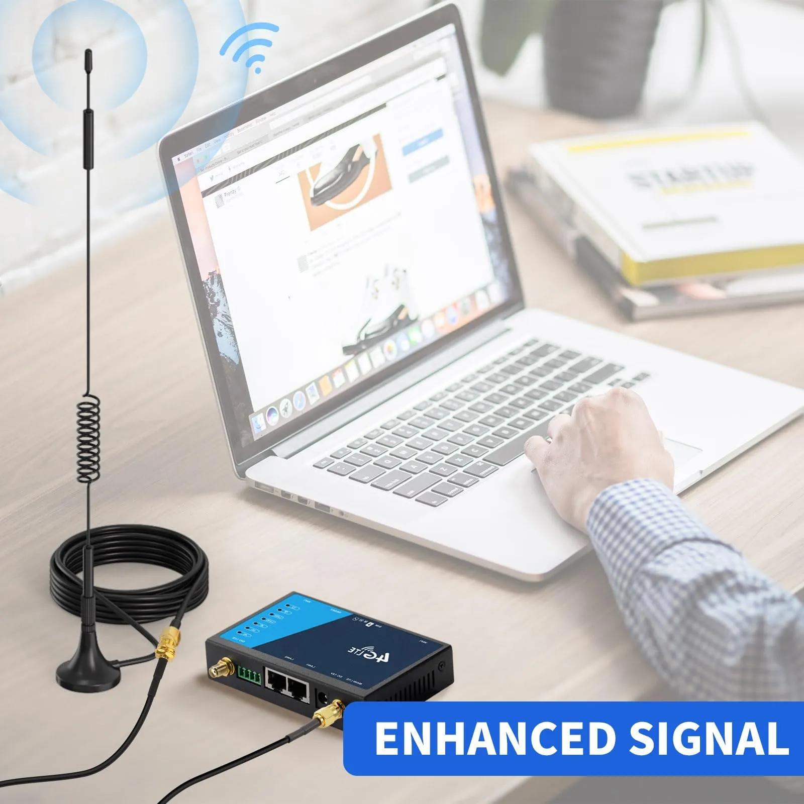 Superbat Cavo Prolunga RPSMA RG174 3m Cavo Prolunga Antenna 4G WIFI Maschio a Femmina per 4G LTE, Router, Antenna WIFI/GPS/GSM, Modem 5G, Radioamatore, SDR, ecc(2 pezzi) - immagine 6
