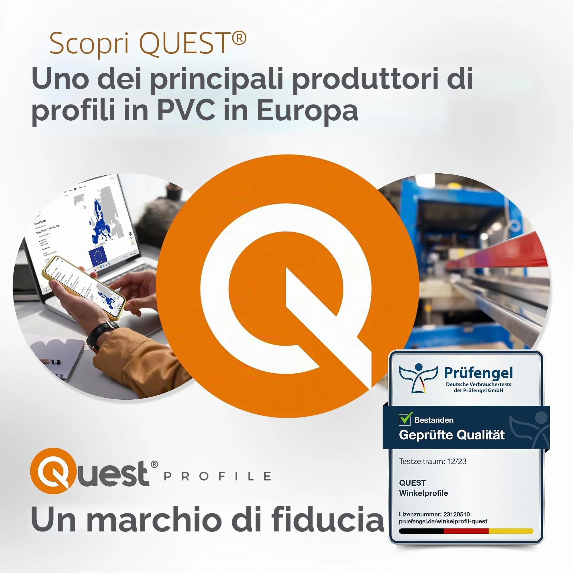 Quest Paraspigoli PVC 35x18 mm Autoadesivo - Nero, 200 cm - immagine 8