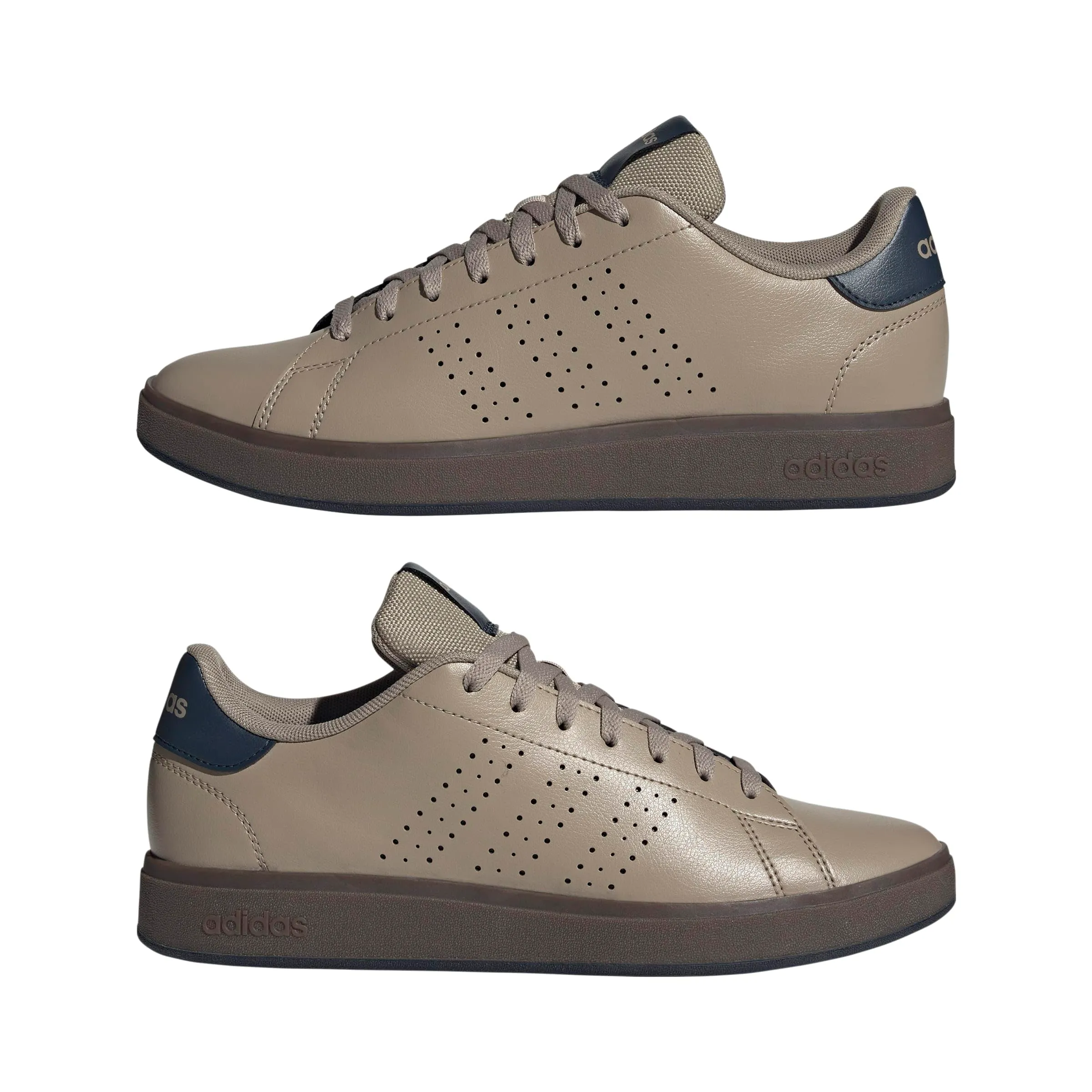 Adidas Uomo Advantage Base 2.0 Shoes, Blanch Cargo/Blanch Cargo/Aurora Ink, 36 EU - immagine 6