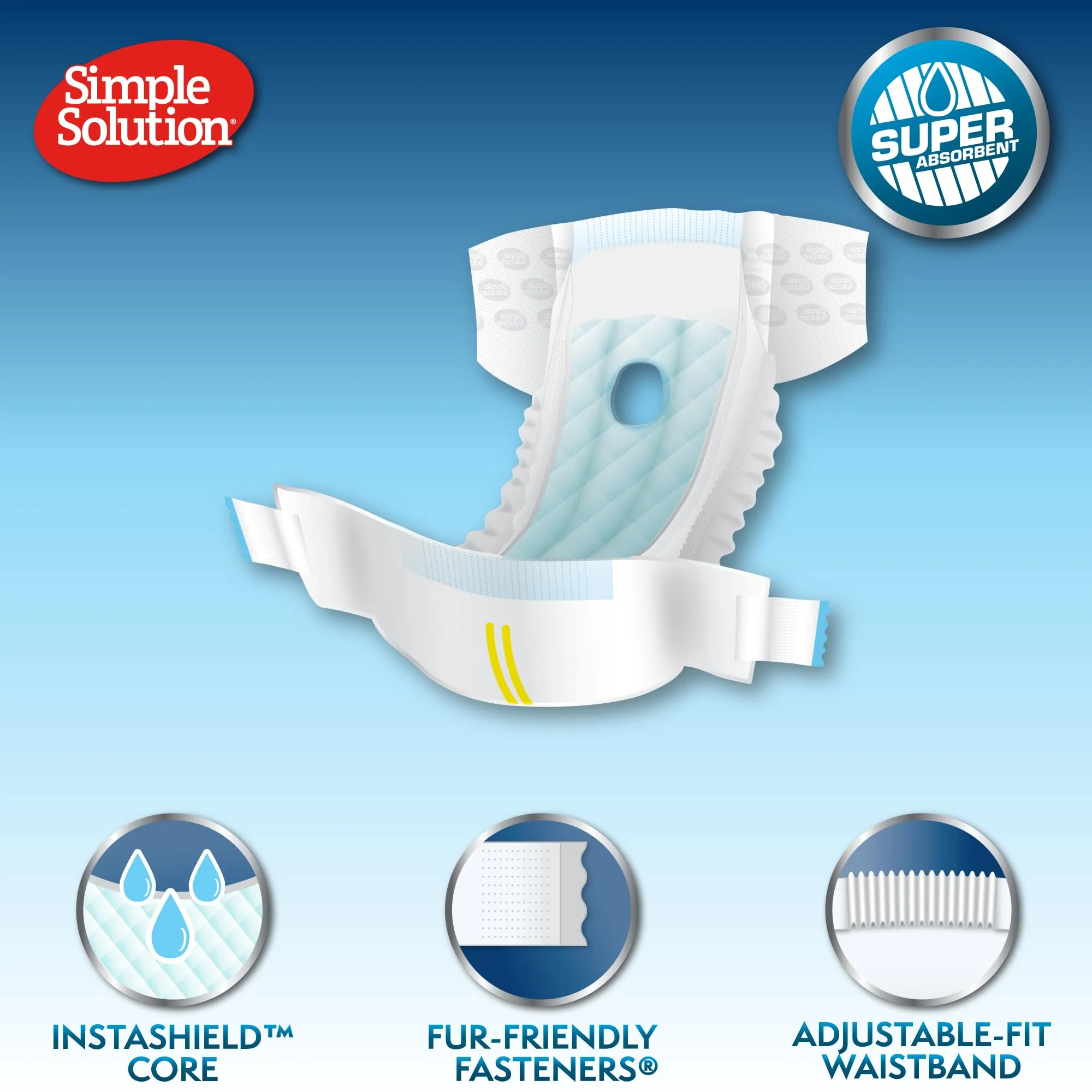 Simple Solution Pannolini Monouso Cani Femmina M - 12 pz - immagine 2