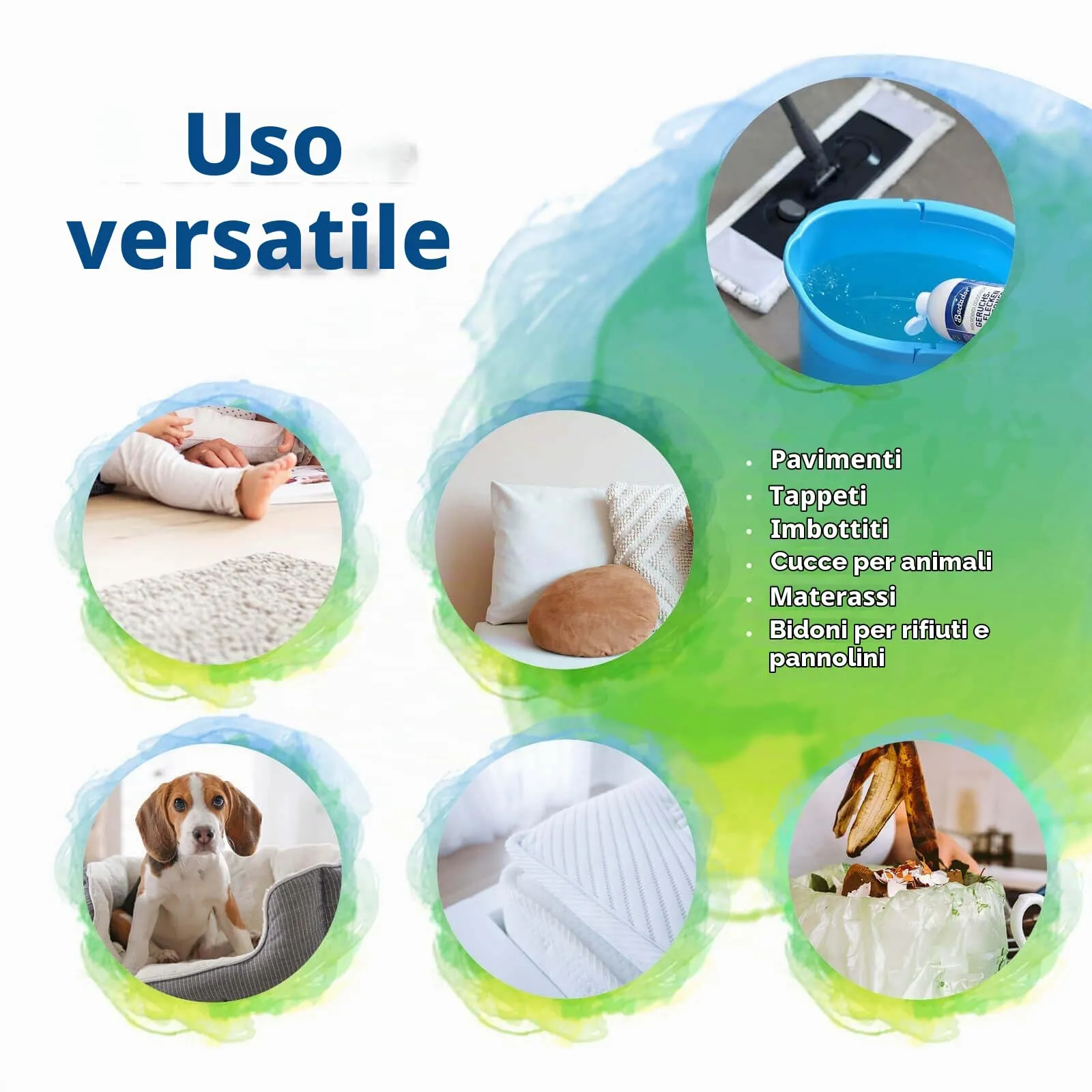 Bactador Anti-Odore E Smacchiatore Microbiologico 1 Litri - Concentrato - Detergente Enzimatico Biologico Contro Il Sudore, Gli Odori Degli Animali - Per La Casa, L'Auto E L'Ambiente Animale - immagine 4