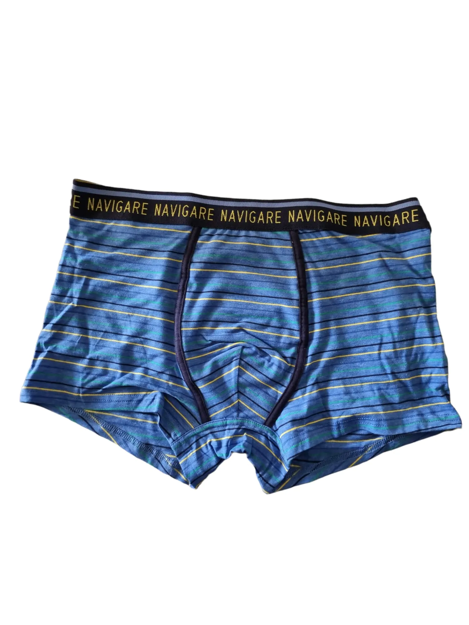 Navigare Boxer Uomo Fantasia e in Cotone qualità E Materiali Garantiti da Un Marchio Leader nel Settore Confezione da 6 PZ (XL, 1082 Grigio Blu Jeans) - immagine 3
