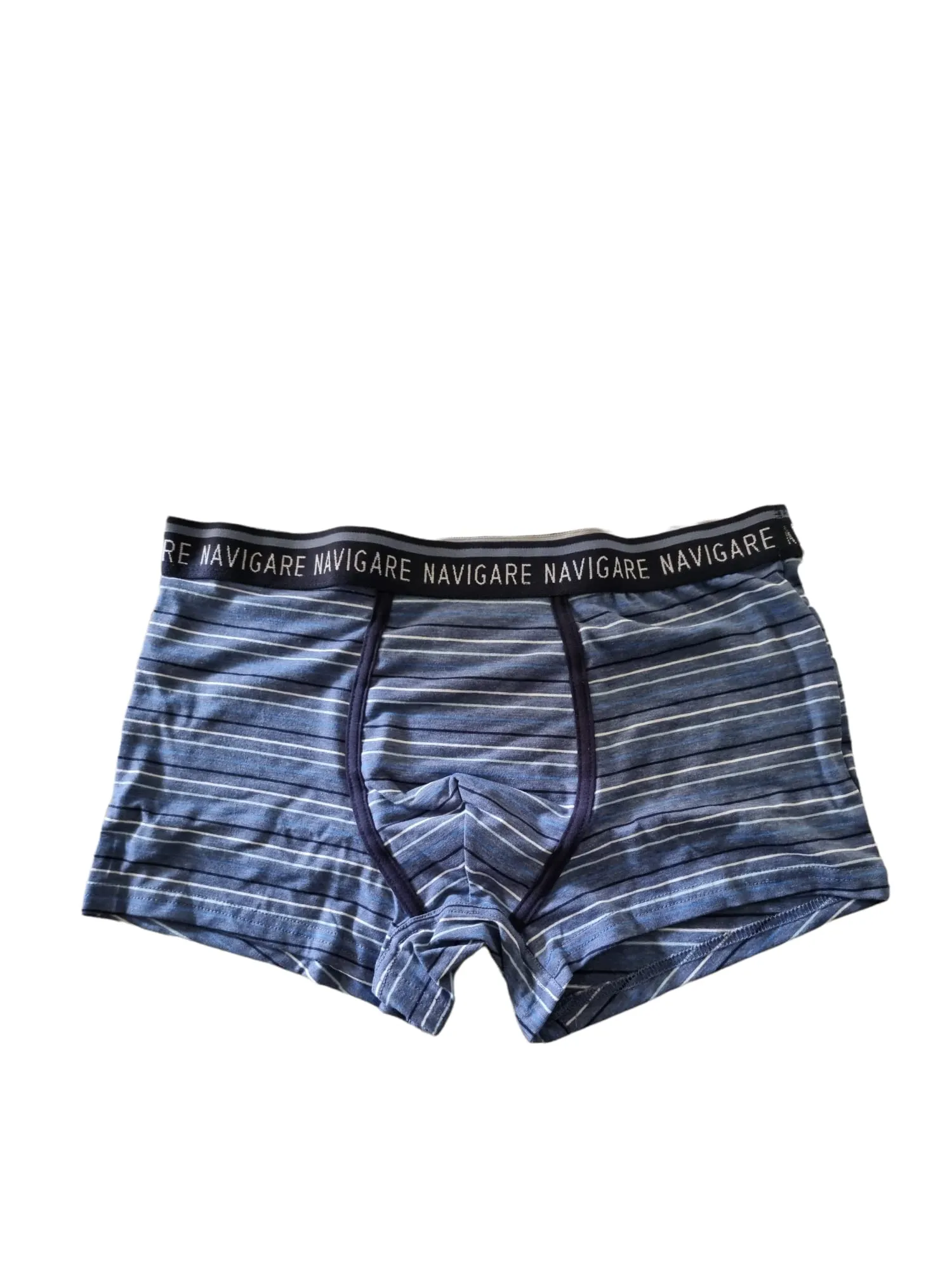 Navigare Boxer Uomo Fantasia e in Cotone qualità E Materiali Garantiti da Un Marchio Leader nel Settore Confezione da 6 PZ (XL, 1082 Grigio Blu Jeans) - immagine 5