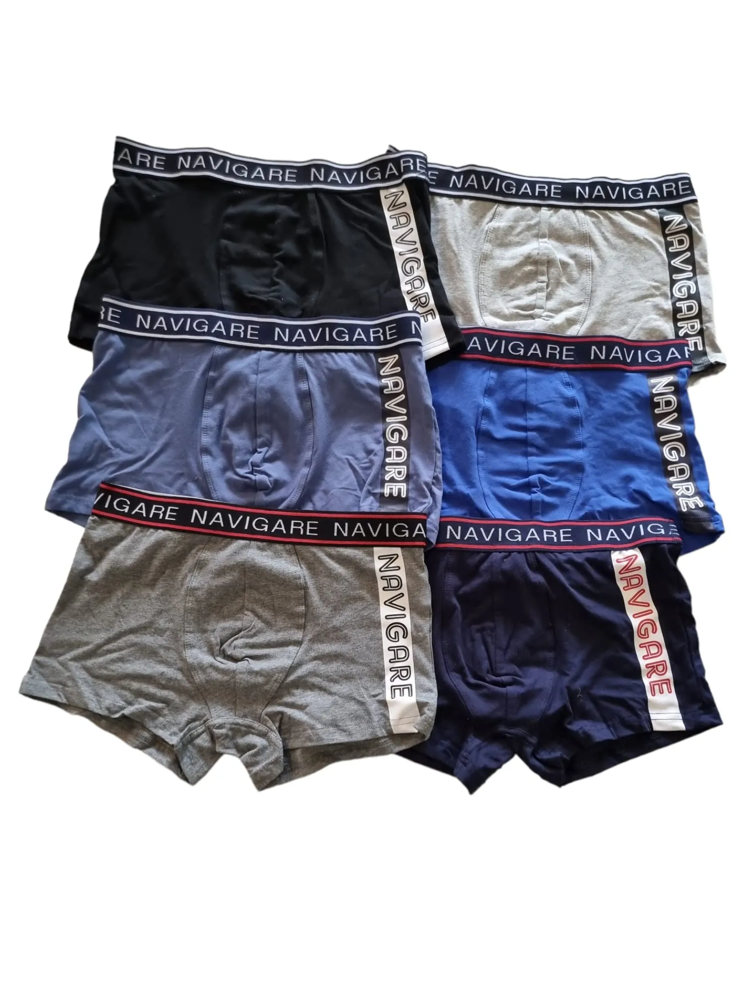 Navigare Boxer Uomo Fantasia e in Cotone qualità E Materiali Garantiti da Un Marchio Leader nel Settore Confezione da 6 PZ (XXL, 1144 Assortito) - immagine 1