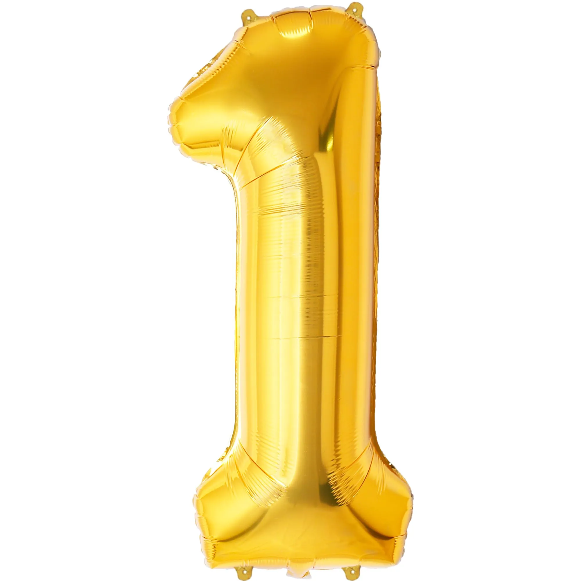 FUNFEST Palloncino Numero 1 Oro 100cm - immagine 1
