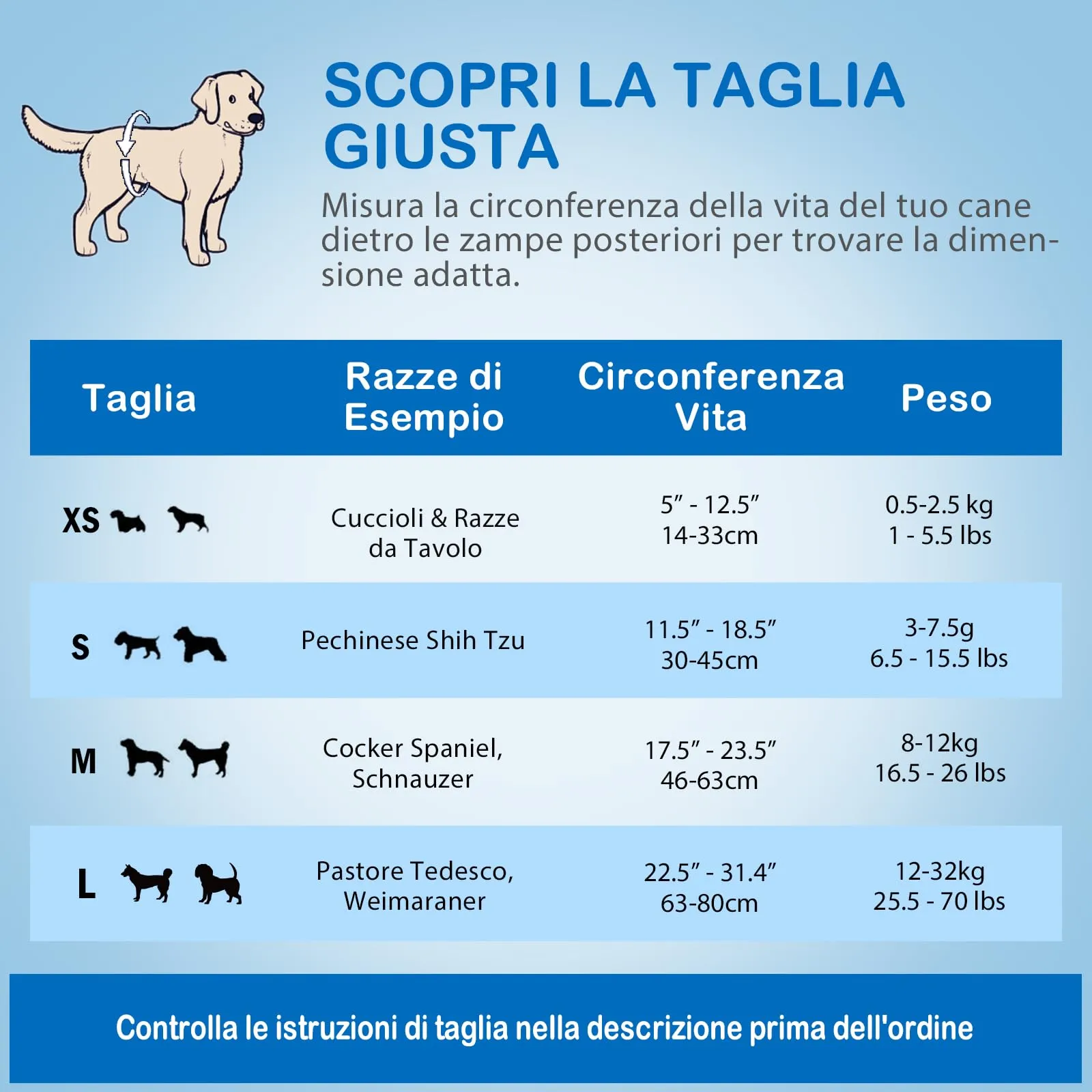 Flying Paws Bande per pancia usa e getta per cani maschi, con indicatore di umidità, super assorbenti, morbidi, pannolini per cani maschi (L, 40) - immagine 6