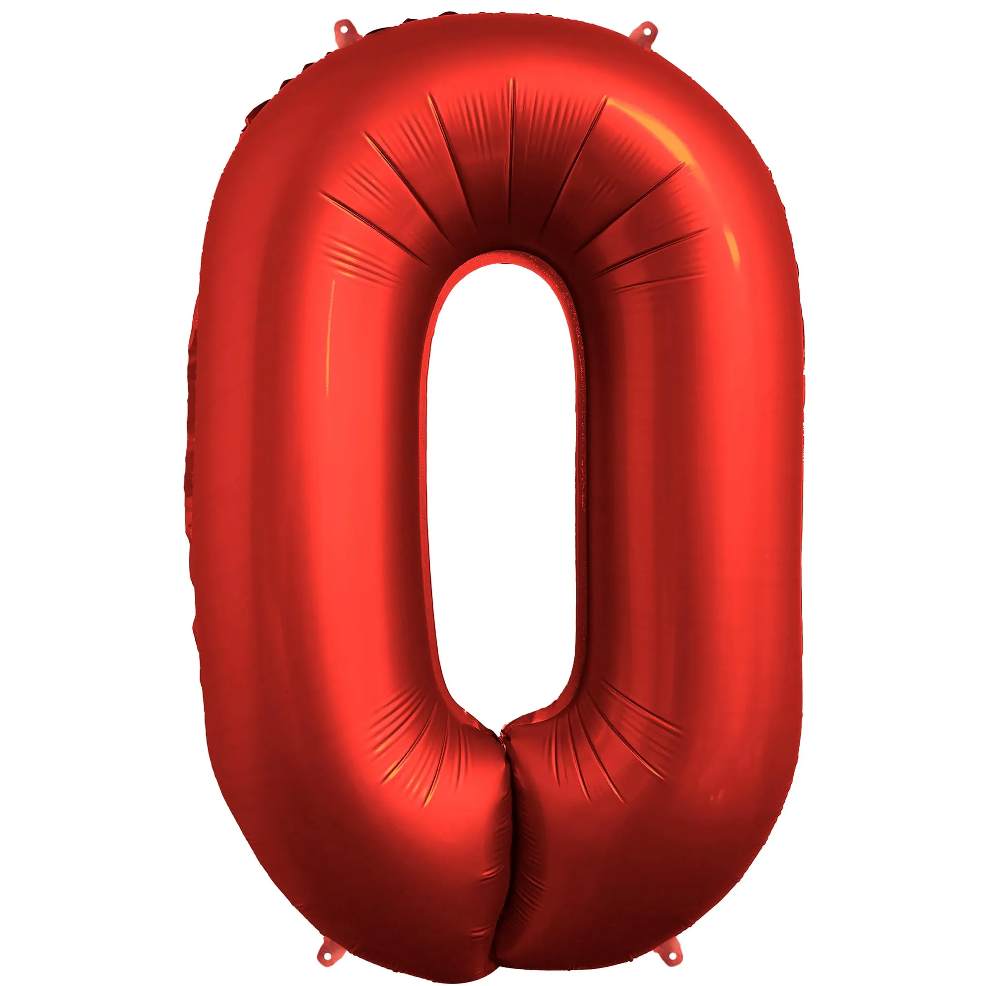FUNFEST Palloncino Numero 0 Rosso Cromo 100cm - immagine 1