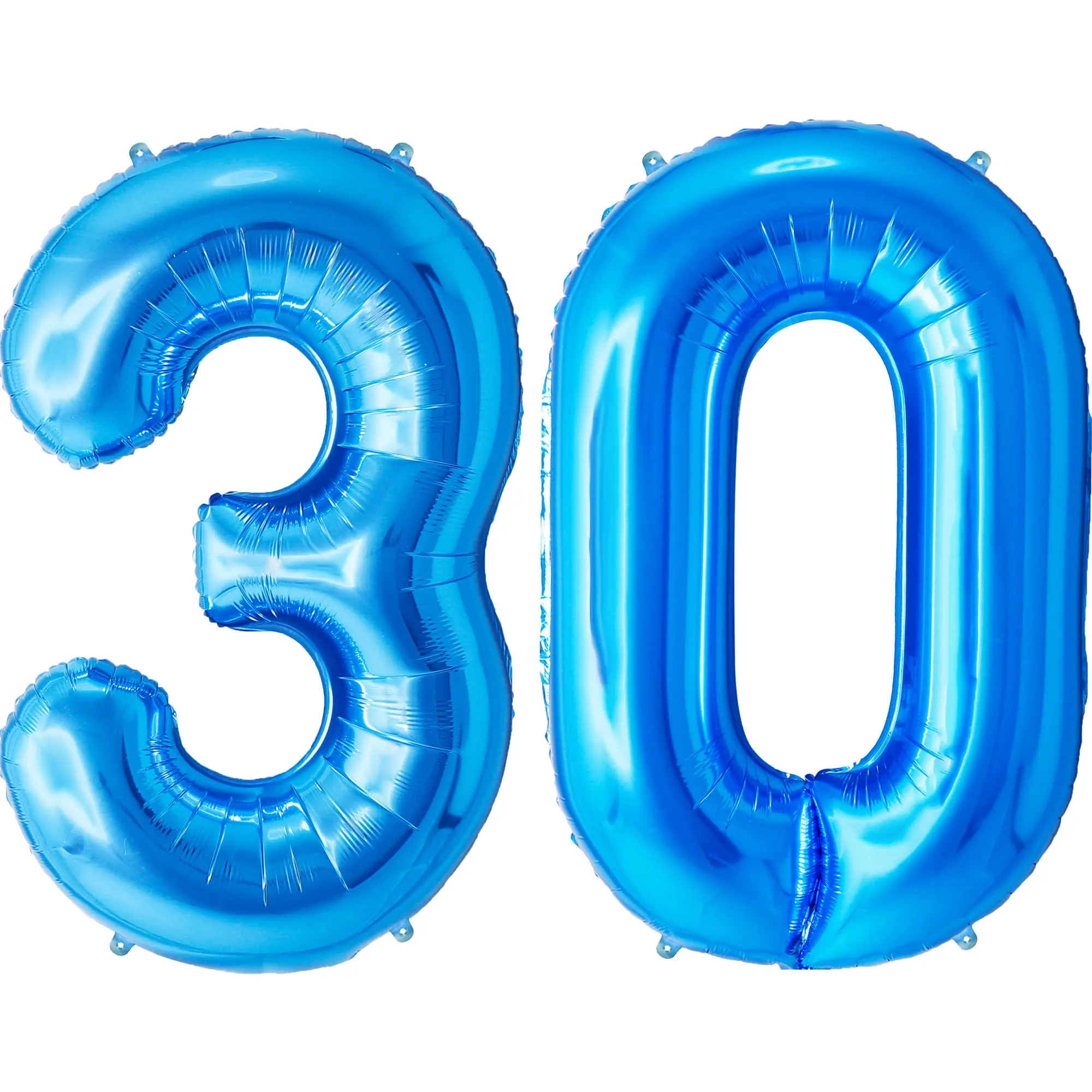 FUNFEST Palloncini 30° Compleanno Blu Giganti 100cm - immagine 1