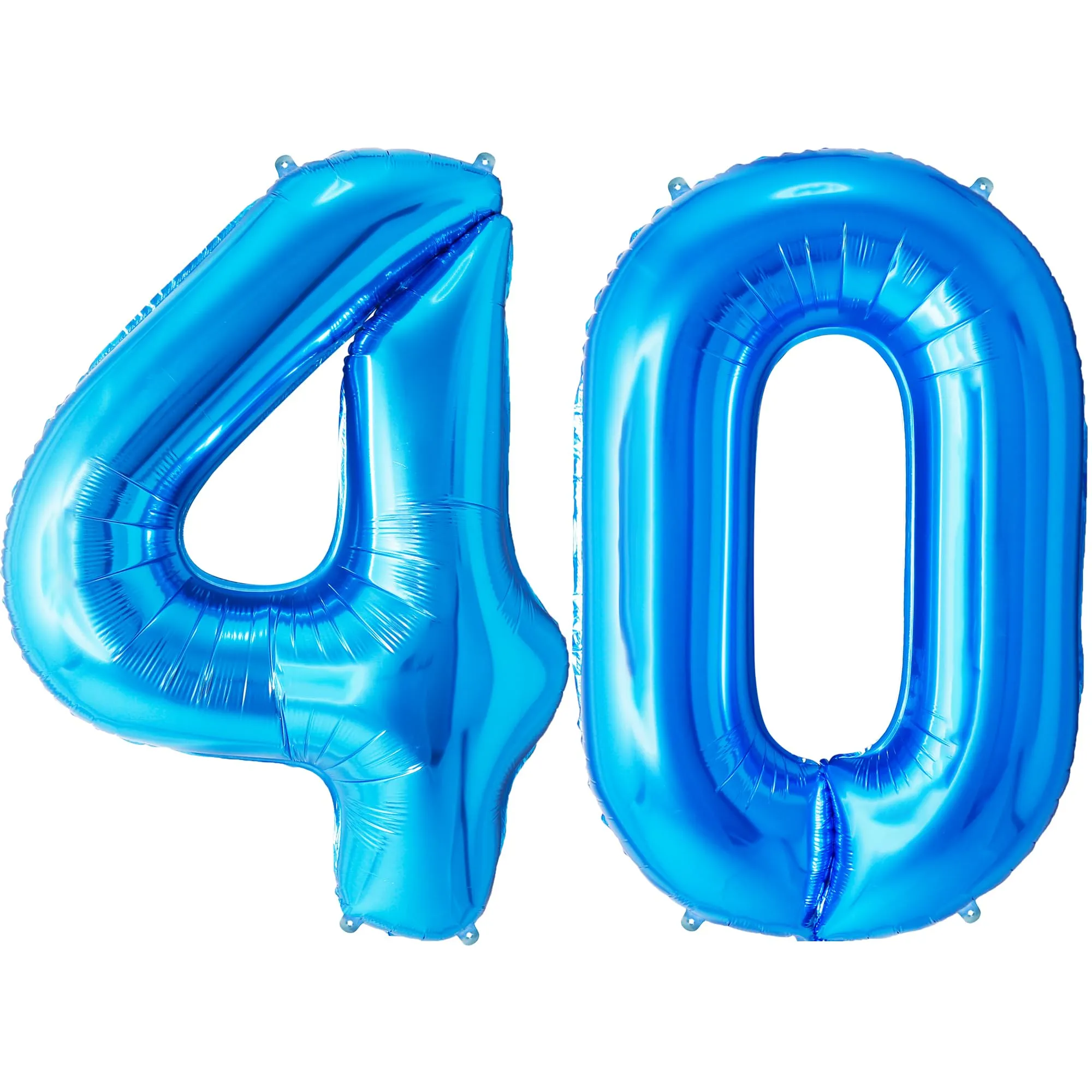 FUNFEST Palloncini 40° Compleanno Blu Giganti 100cm - immagine 1