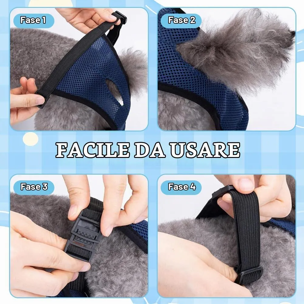 Aomig Pannolini per Cani Femmina, Pannolini Cane Riutilizzabili, Pantaloni Mestruali Igienici per Cani di Piccola Taglia con 6 Cuscinetti di Ricambio-M - immagine 5