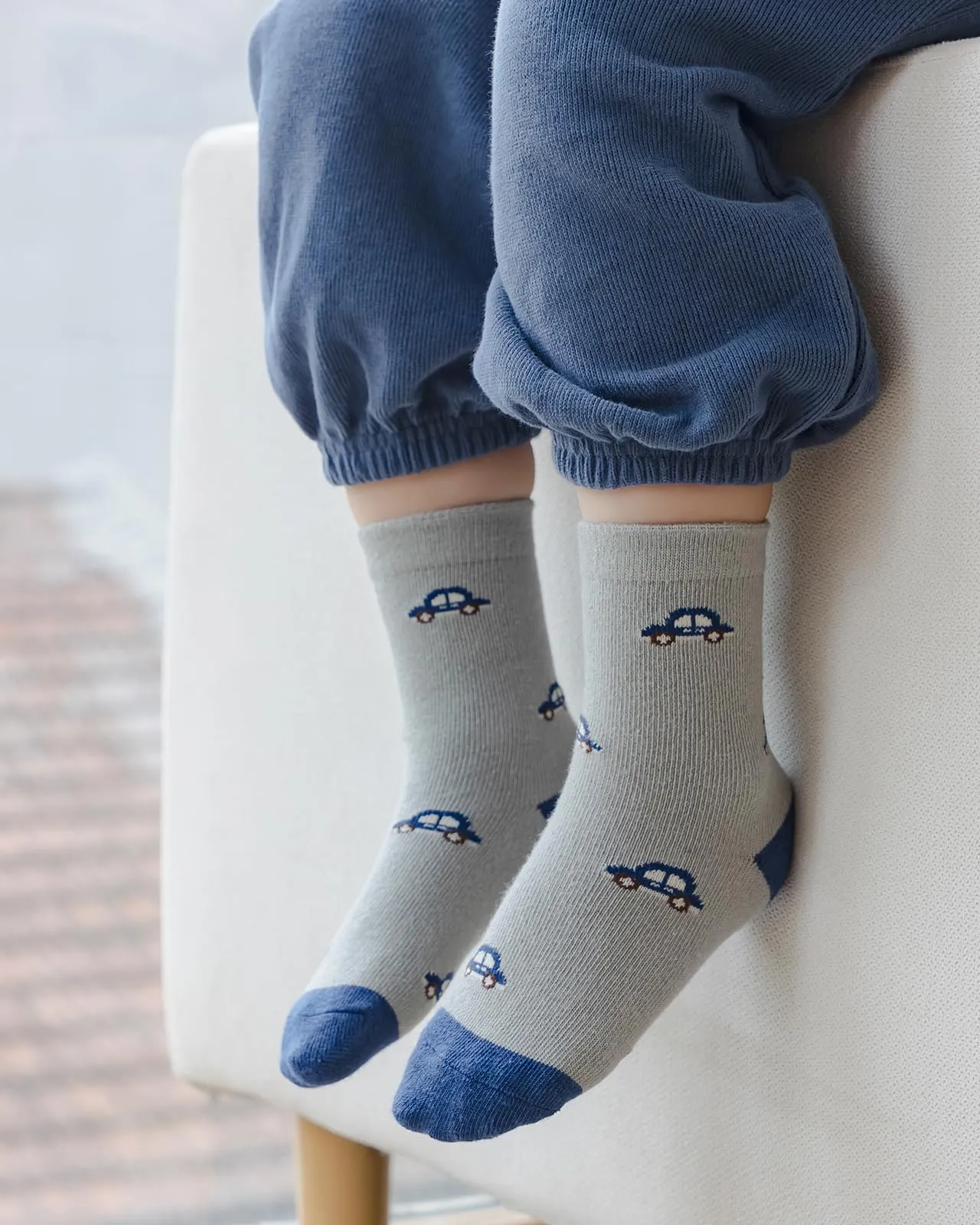 Kyopp 10 Paia Calzini per Bambini e Ragazze e Ragazzi Divertenti Calzini Animali in Cotone Unisex per Crew Socks 21-37 - immagine 9