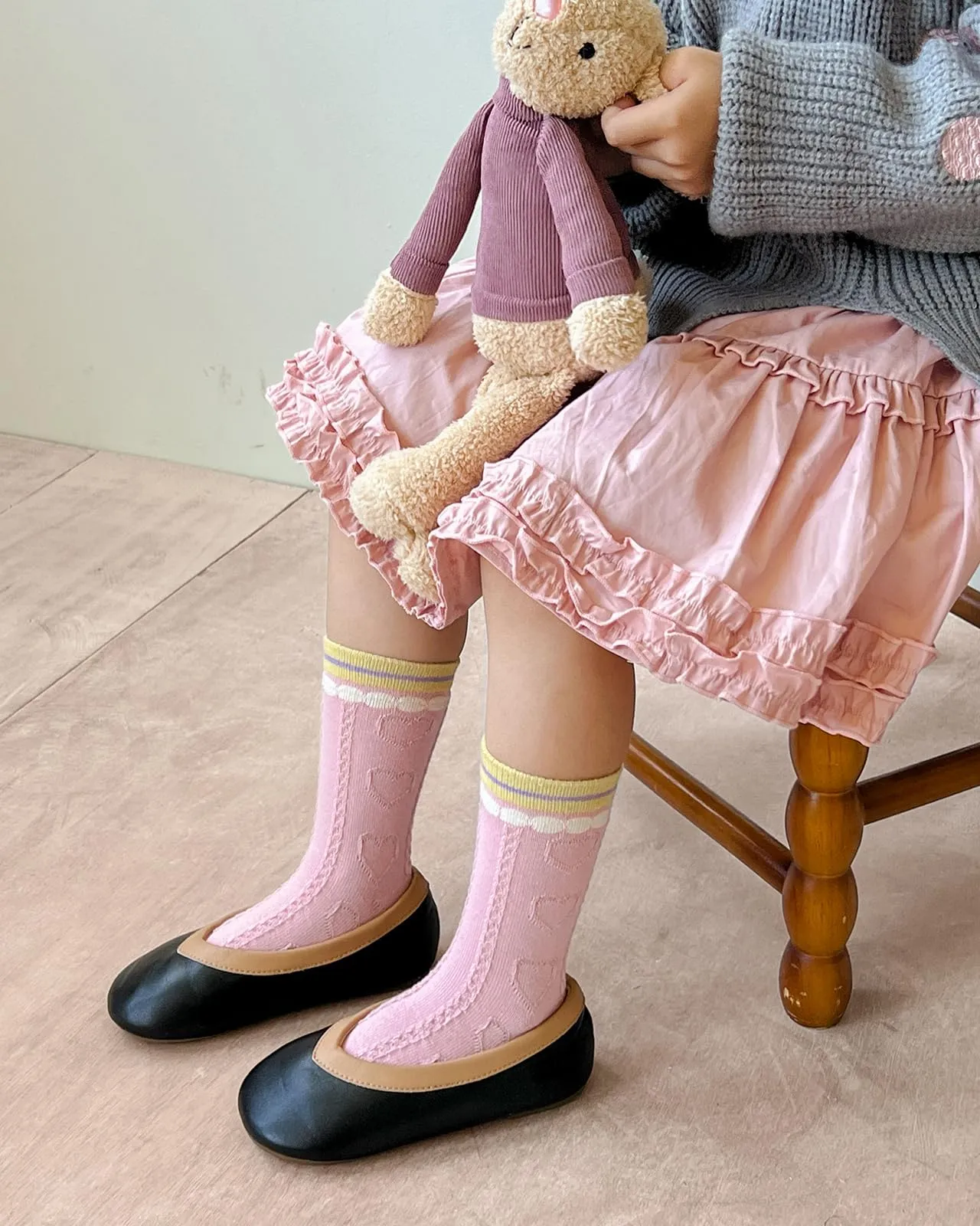 Kyopp 10 Paia Calzini per Bambini e Ragazze e Ragazzi Divertenti Calzini Animali in Cotone Unisex per Crew Socks 21-37 - immagine 3