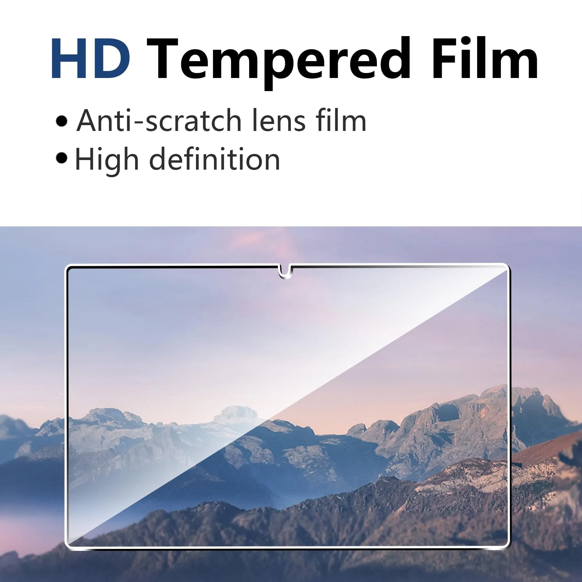 CAUHENYEE Pellicola Protettiva per Lenovo ldea Tab Pro 12.7" 2025/Lenovo Yoga Tab Plus 12.7" 2025 Vetro Temperato, AntiGraffio - immagine 4