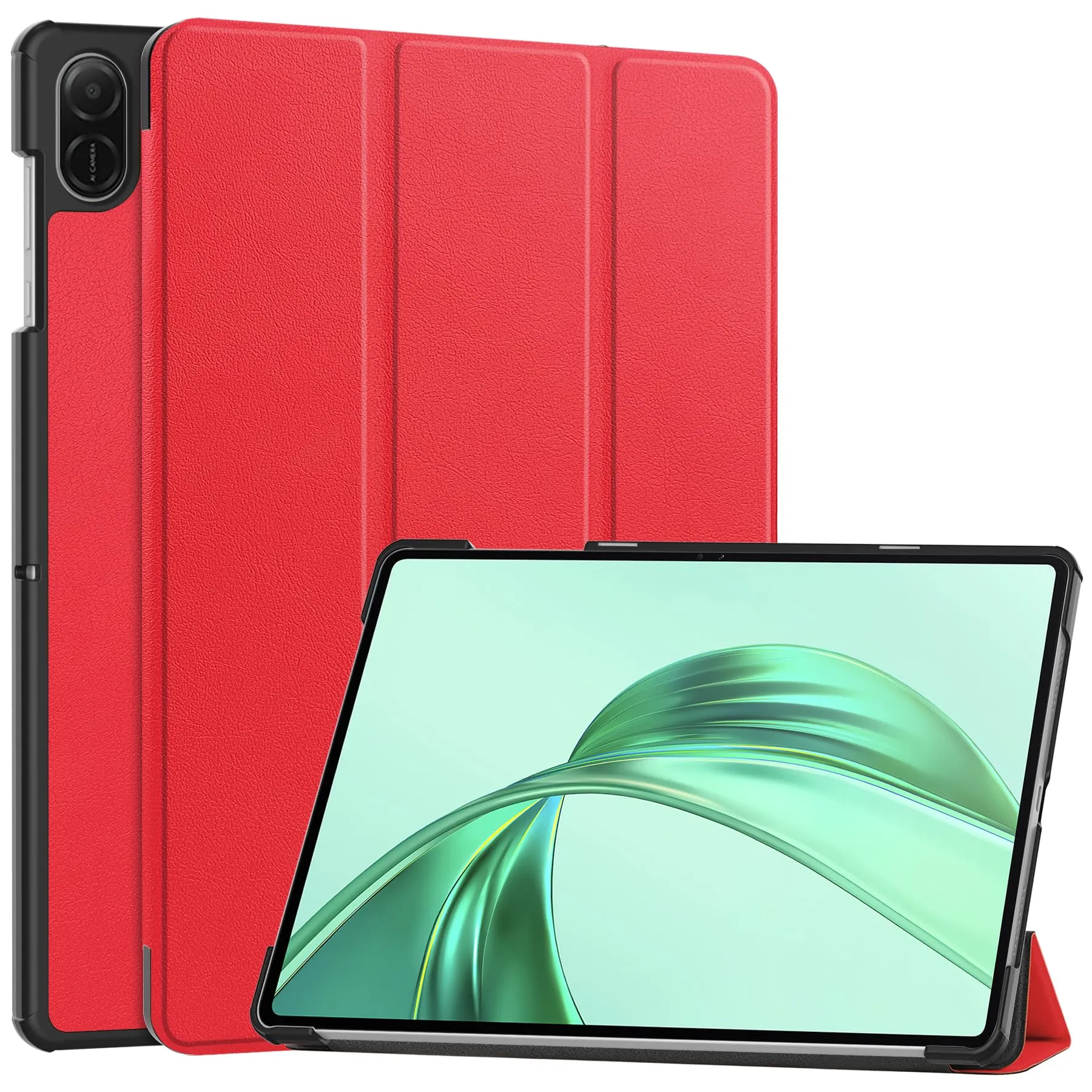 idudao Custodia rigido per 11" Honor Pad X8a X8b, Folio Cover Case per Tablet 11 Pollici X8a(2024) X8b(2026), Rosso - immagine 1