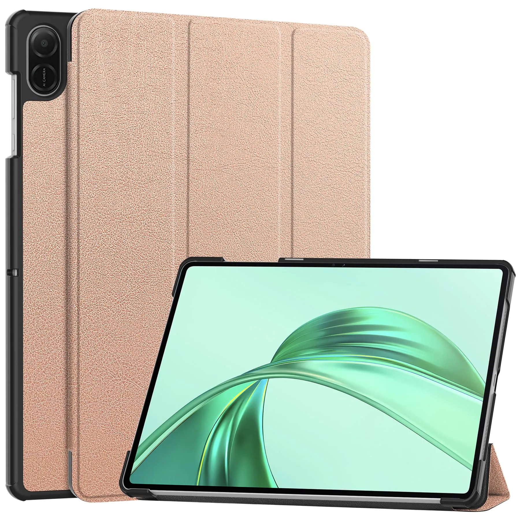 idudao Custodia rigido per 11" Honor Pad X8a X8b, Folio Cover Case per Tablet 11 Pollici X8a(2024) X8b(2026), Oro rosa - immagine 1
