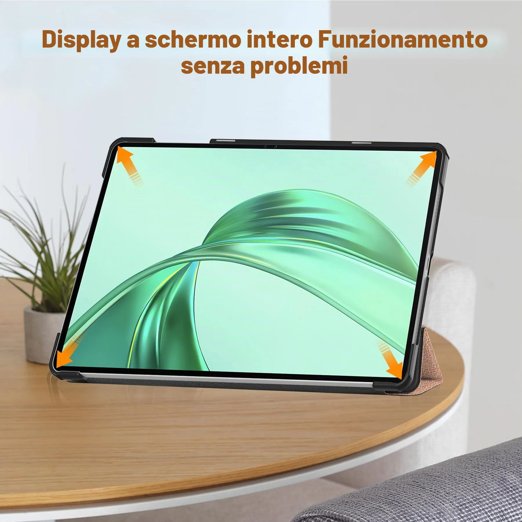 idudao Custodia rigido per 11" Honor Pad X8a X8b, Folio Cover Case per Tablet 11 Pollici X8a(2024) X8b(2026), Oro rosa - immagine 3