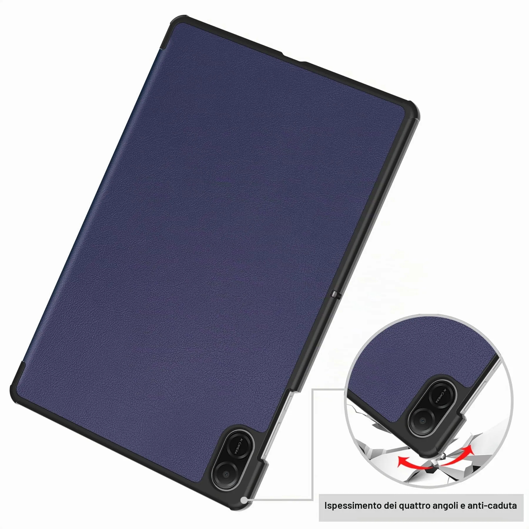 idudao Custodia rigido per 11" Honor Pad X8a X8b, Folio Cover Case per Tablet 11 Pollici X8a(2024) X8b(2026), Blu Drak - immagine 5