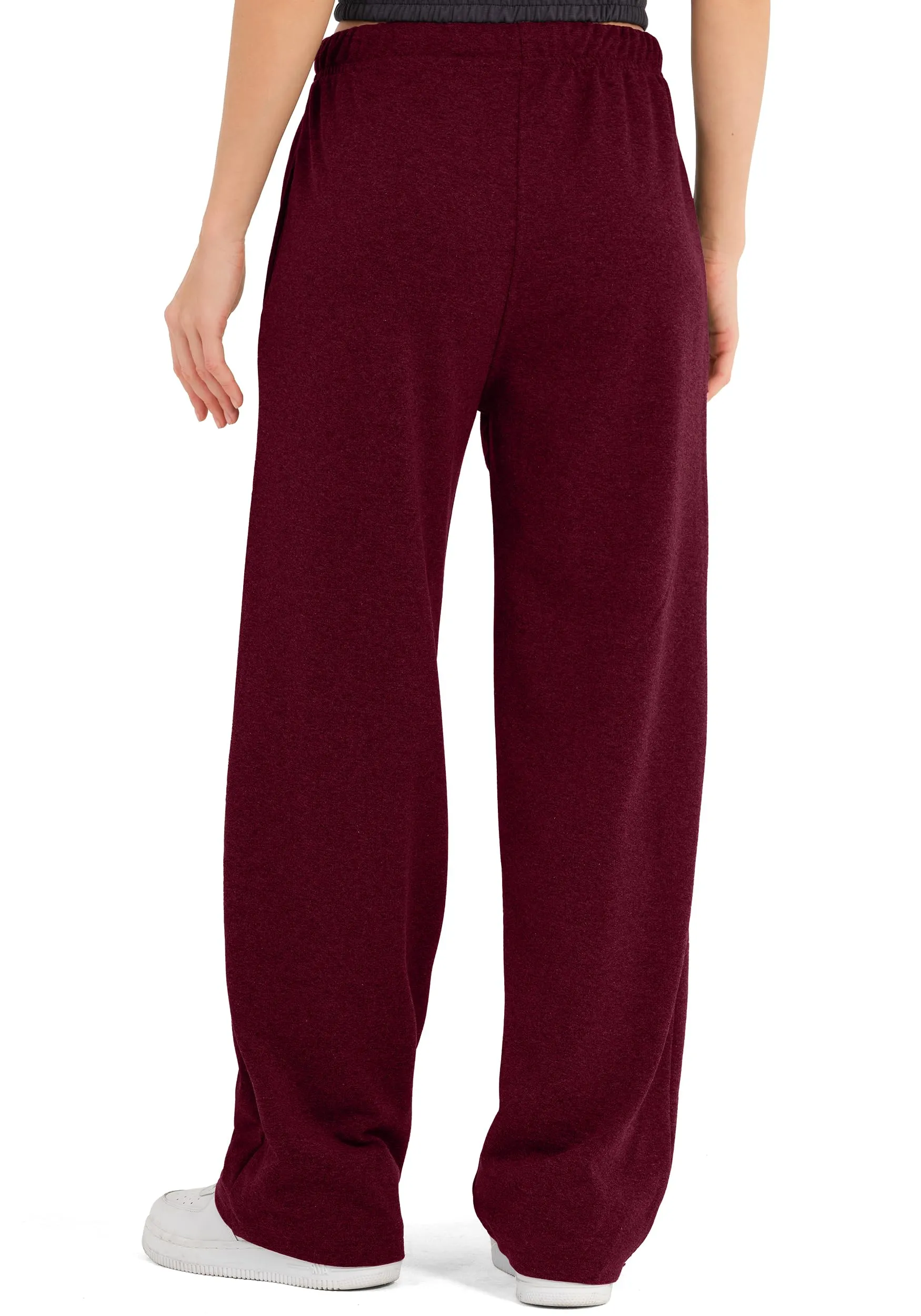 ROSS CAMP Pantaloni Tuta Donna Cotone – Pantaloni Sportivi Gamba Larga - immagine 3