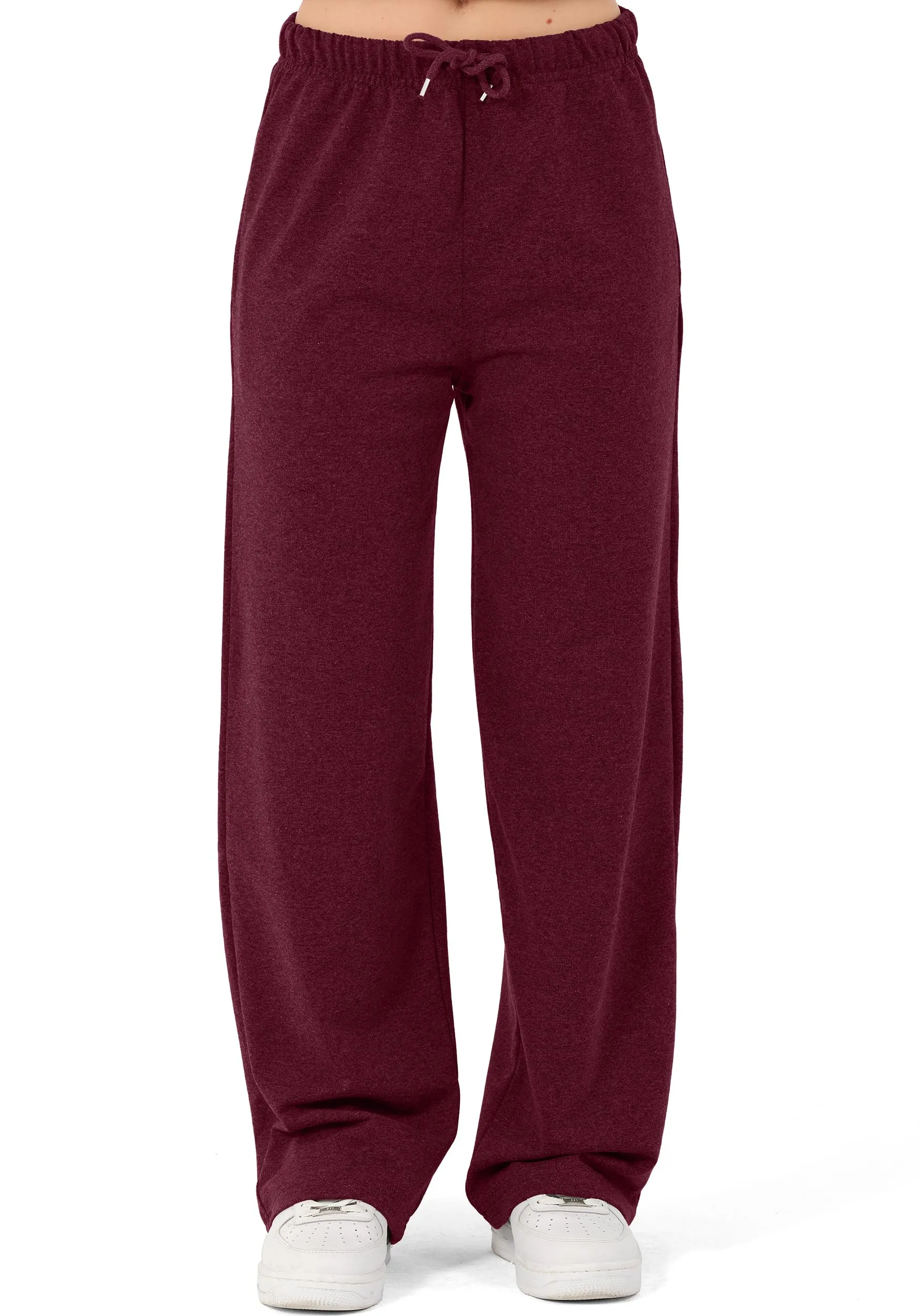 ROSS CAMP Pantaloni Tuta Donna Cotone – Pantaloni Sportivi Gamba Larga - immagine 5