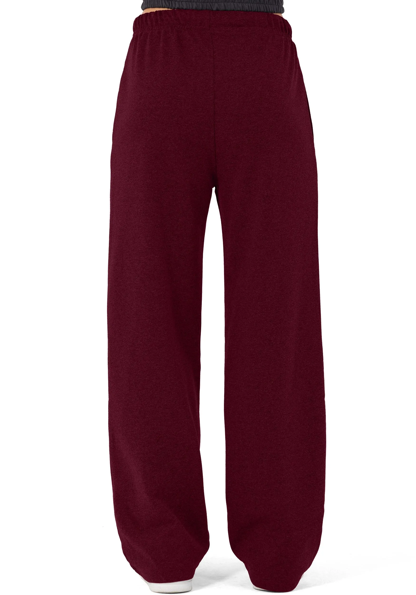ROSS CAMP Pantaloni Tuta Donna Cotone – Pantaloni Sportivi Gamba Larga - immagine 7