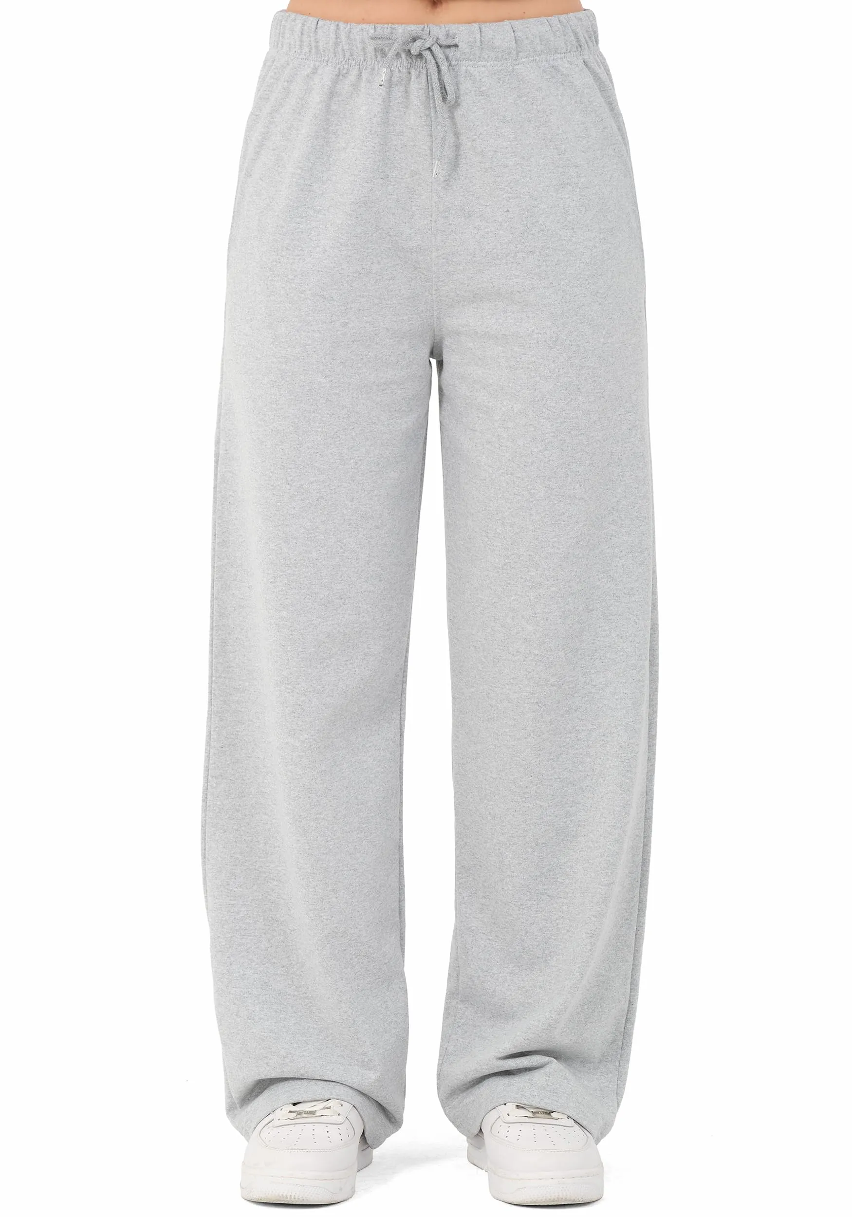 ROSS CAMP Pantaloni Tuta Donna Cotone – Pantaloni Sportivi Gamba Larga - immagine 5