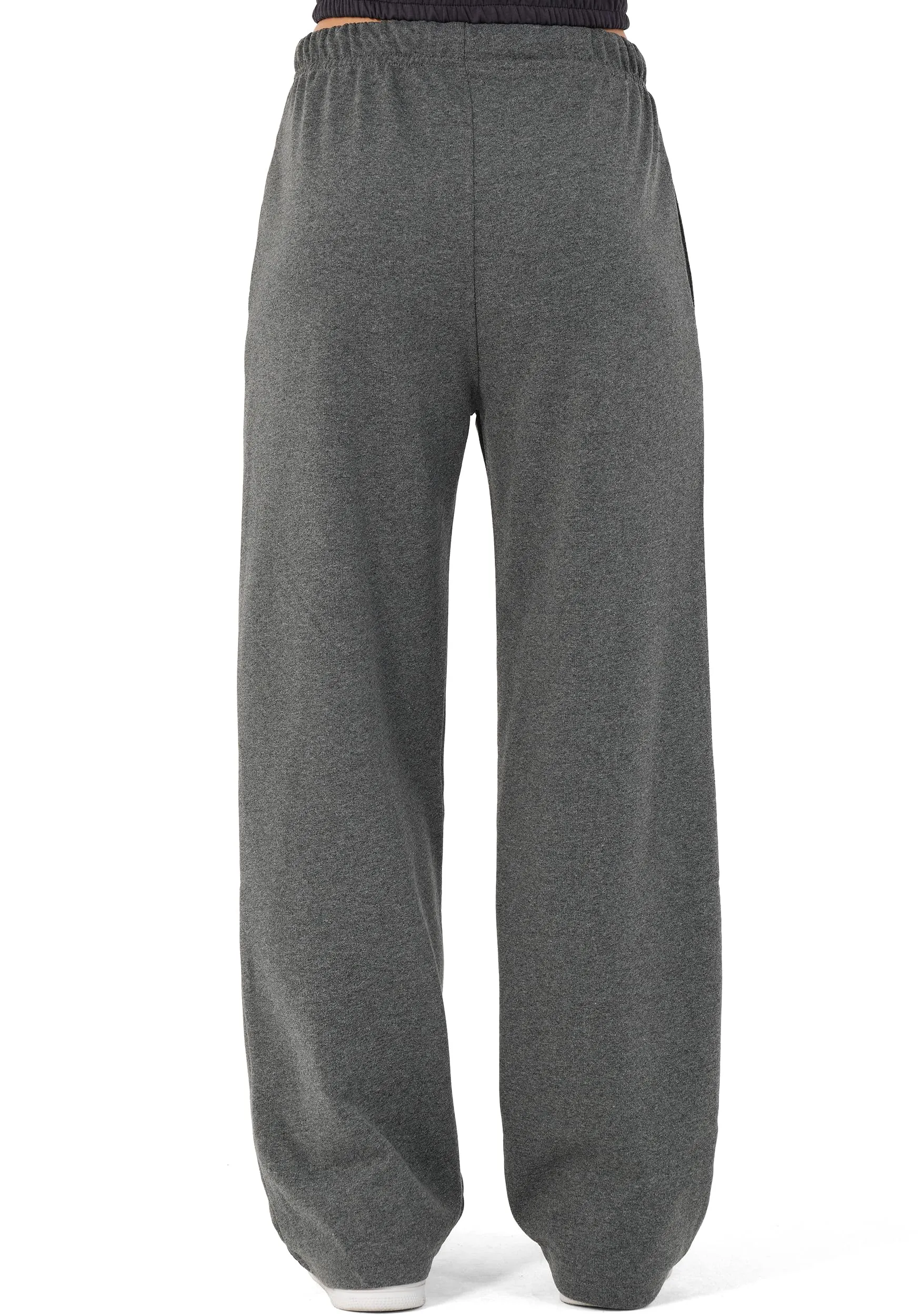 ROSS CAMP Pantaloni Tuta Donna Cotone – Pantaloni Sportivi Gamba Larga - immagine 6