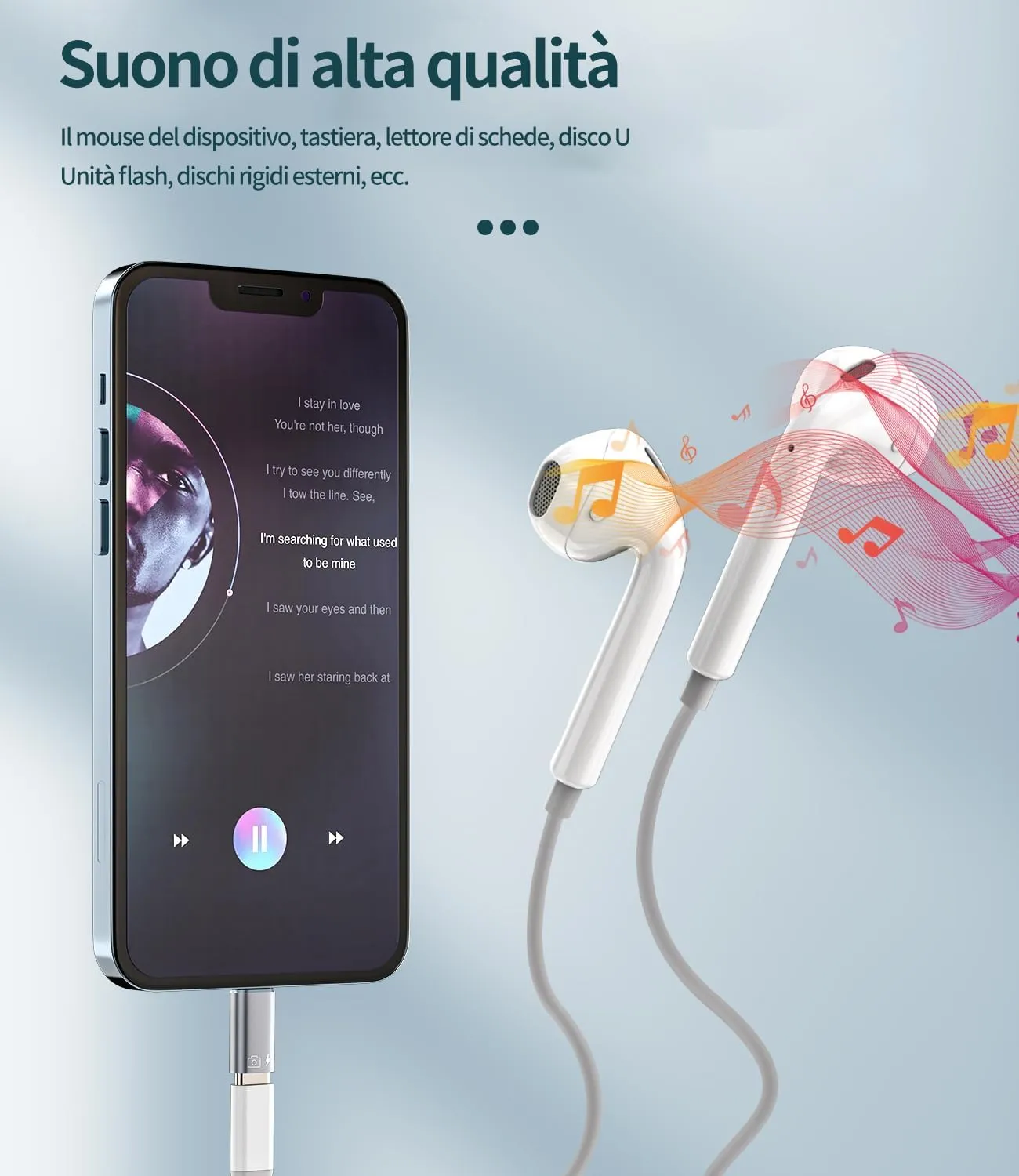 OTG Cuffie Adapter Adattatore USB C Femmina a per Lightning Maschio(2pack)per iPhone 14 pro max per ipad Ricarica Convertitore per Apple MFi Certified Dati Aux Audio Tipo C Carica Cavo Jack Caricatore - immagine 7