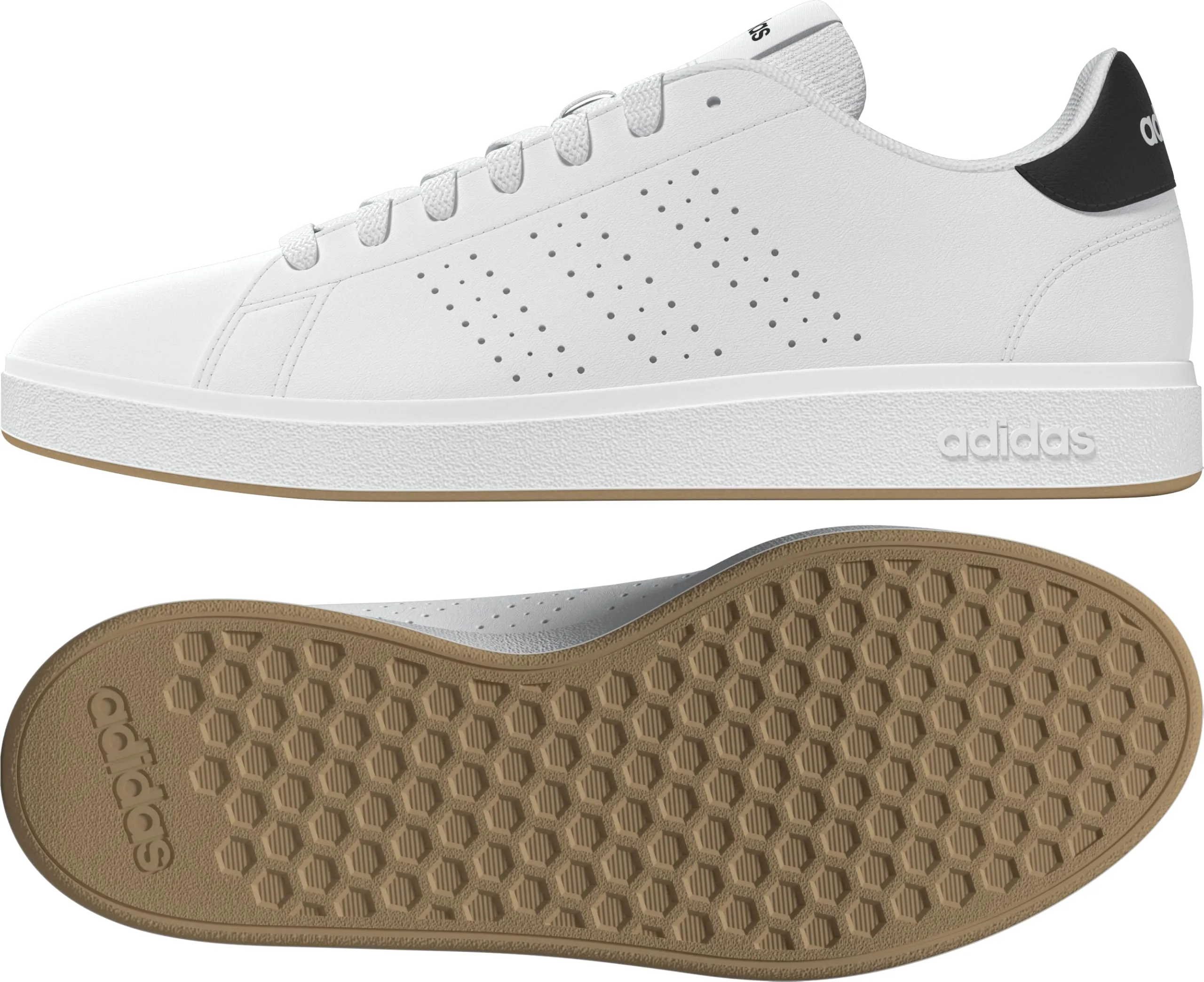 Adidas Uomo Advantage Base 2.0 Shoes, Ftwr White/Ftwr White/Core Black, 42 EU - immagine 9