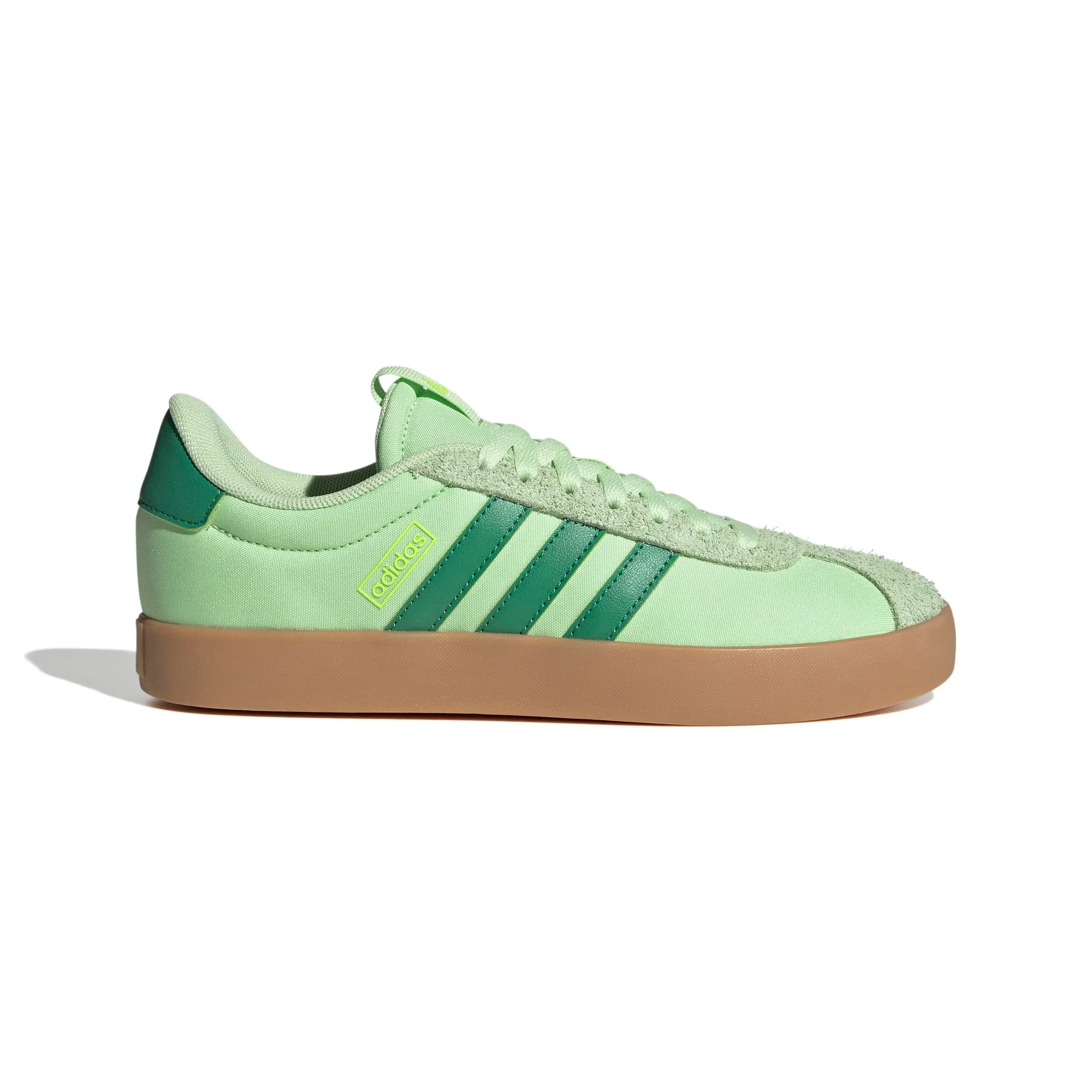 Adidas Donna VL Court 3.0 Shoes, Semi Green Spark/Semi Court Green/Lucid Lemon, 36 2/3 EU - immagine 2