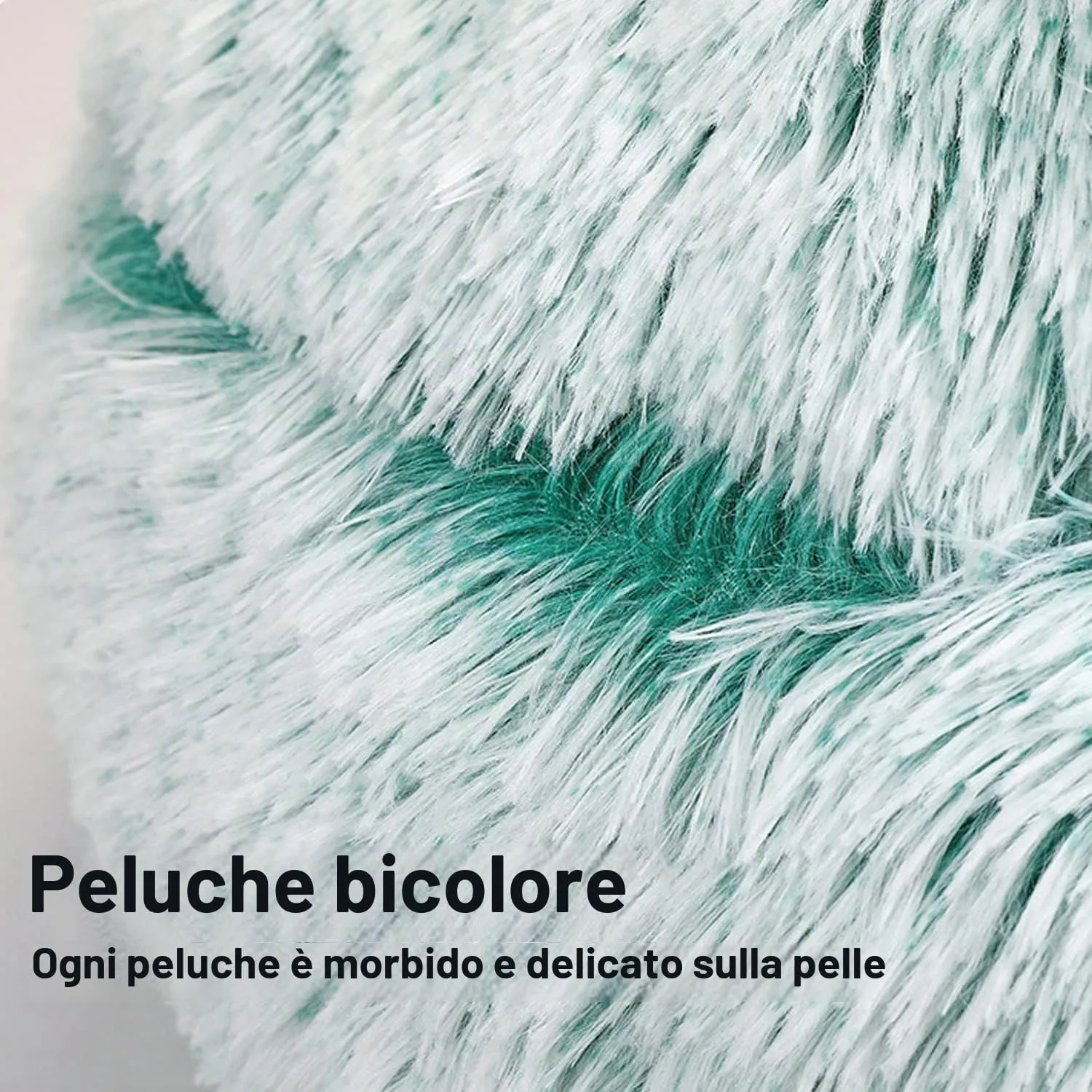 YAGE Cuccia per cani calmante soffice peluche per cani di taglia grande, taglia media, lavabile, anti ansia, letto per gatti di piccola taglia per gatti interni, letto a ciambella autoscaldante - immagine 3