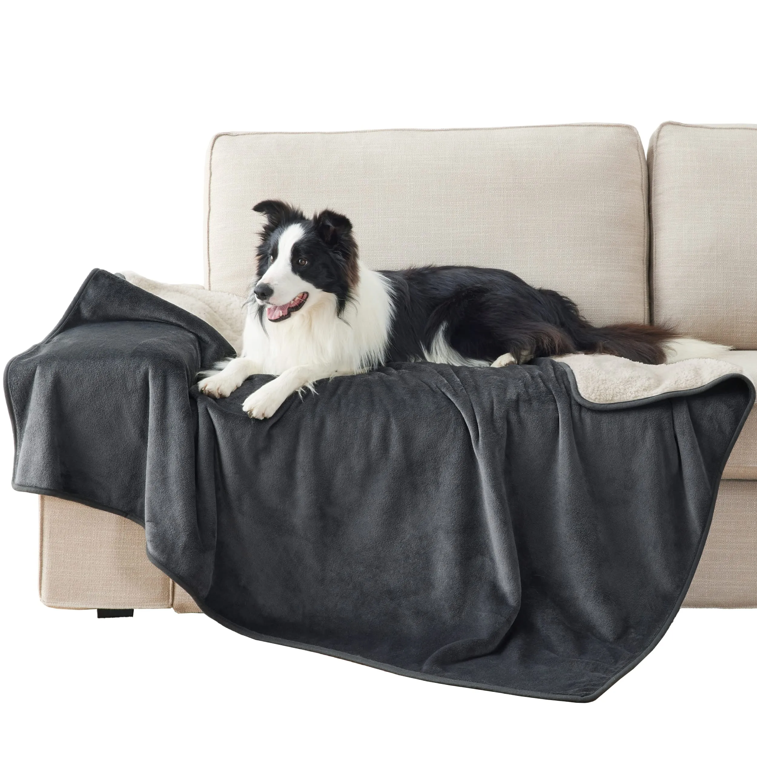 LE SURE Coperta Impermeabile per Cane Lavabile, 152x127 cm Nero - immagine 1